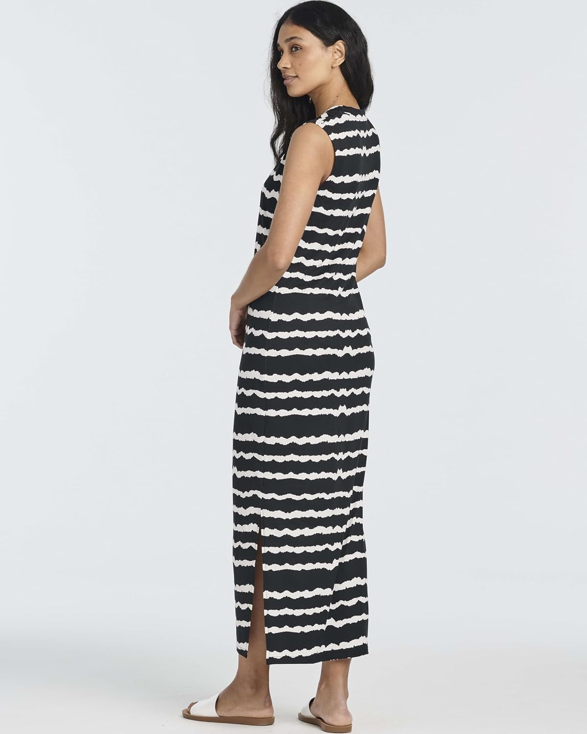 Real Essentials 3 Pack: Women’s Maxi Tank Dress | Sleeveless Casual Long Lounge Dress (Plus