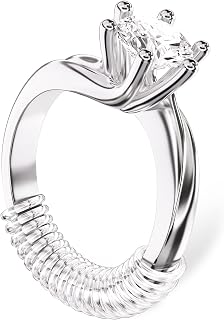 oTwoBear Ring Sizer Adjuster - 4 Sizes Ring Spacer Resize Ring Ease of Installation, Comfort Fit Snug Prevents Ring from Spinning Around, Fits Almost Any Ring for Women and Men (12 Pack)