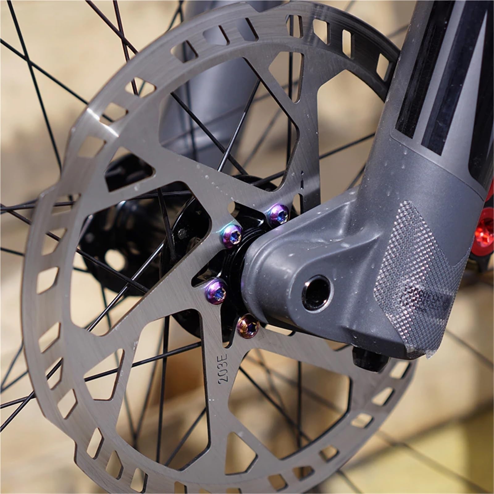 Lot de 5 rotor de frein à disque de vélo 160/180/203 mm d'épaisseur 2,3 mm pour scooter électrique pour la plupart des vélos (180 mm)