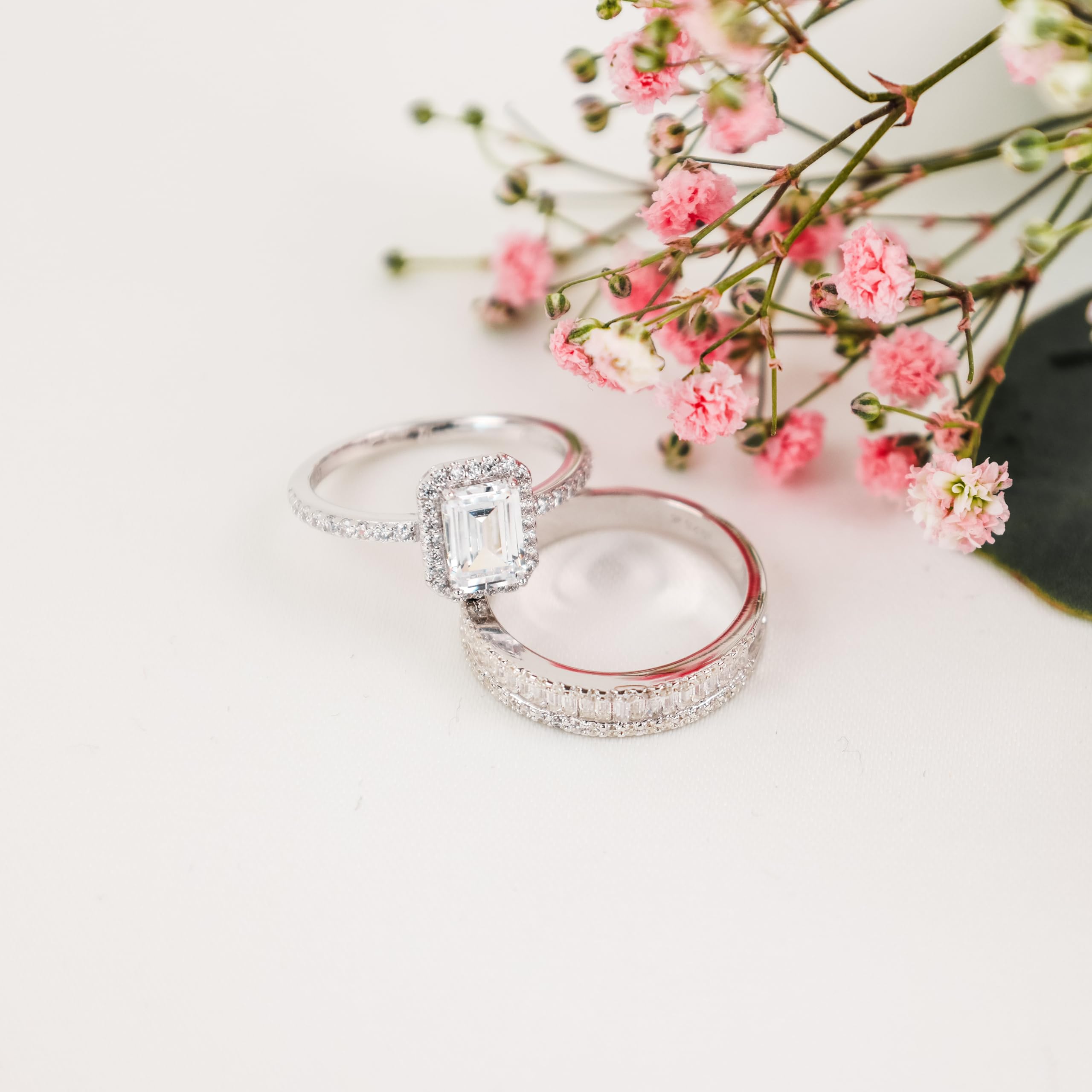 Amor Ring 925 Sterling Silber Damen Ringe, mit Zirkonia synth., Silber, Kommt in Schmuck Geschenk Box, 2035584