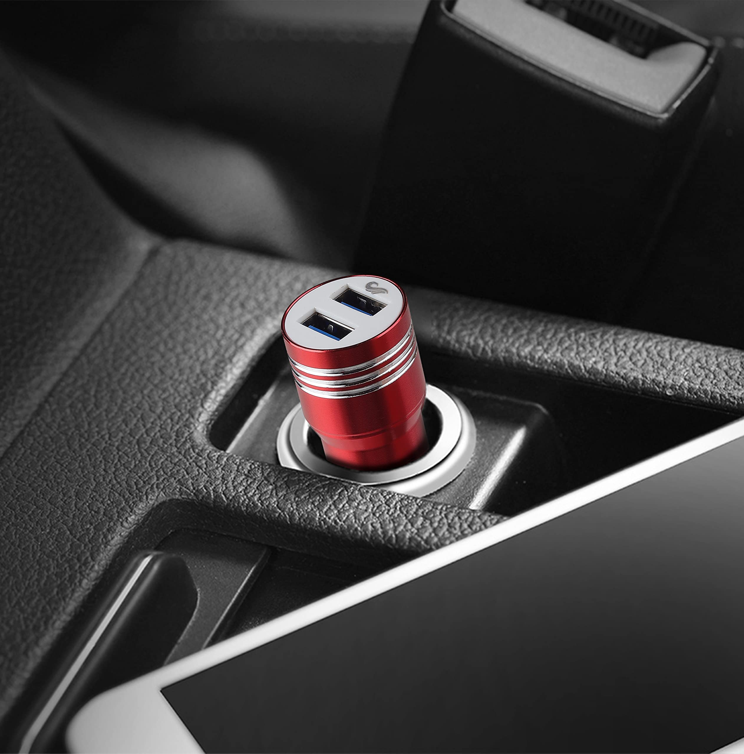Chaebol Quick Charger, 2 Port Fast Car Charger Adapter - Compatible with All Smartphones & Tablets (Free Data Cable) 3