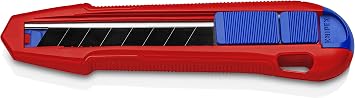 KNIPEX Tools CutiX Universal Snap Knife, 6-1/2, Red/Blue