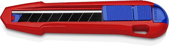 KNIPEX Tools CutiX Universal Snap Knife, 6-1/2, Red/Blue