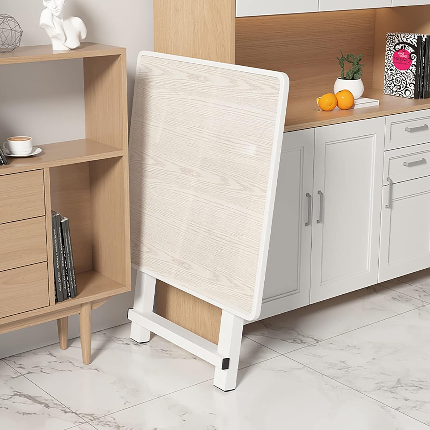 Folding Square Table, Home Dining Table/Study Table/, Outdoor Portable Stall Table, Picnic Table, 5 Colors (Color : A, Size : 80x80×75cm)