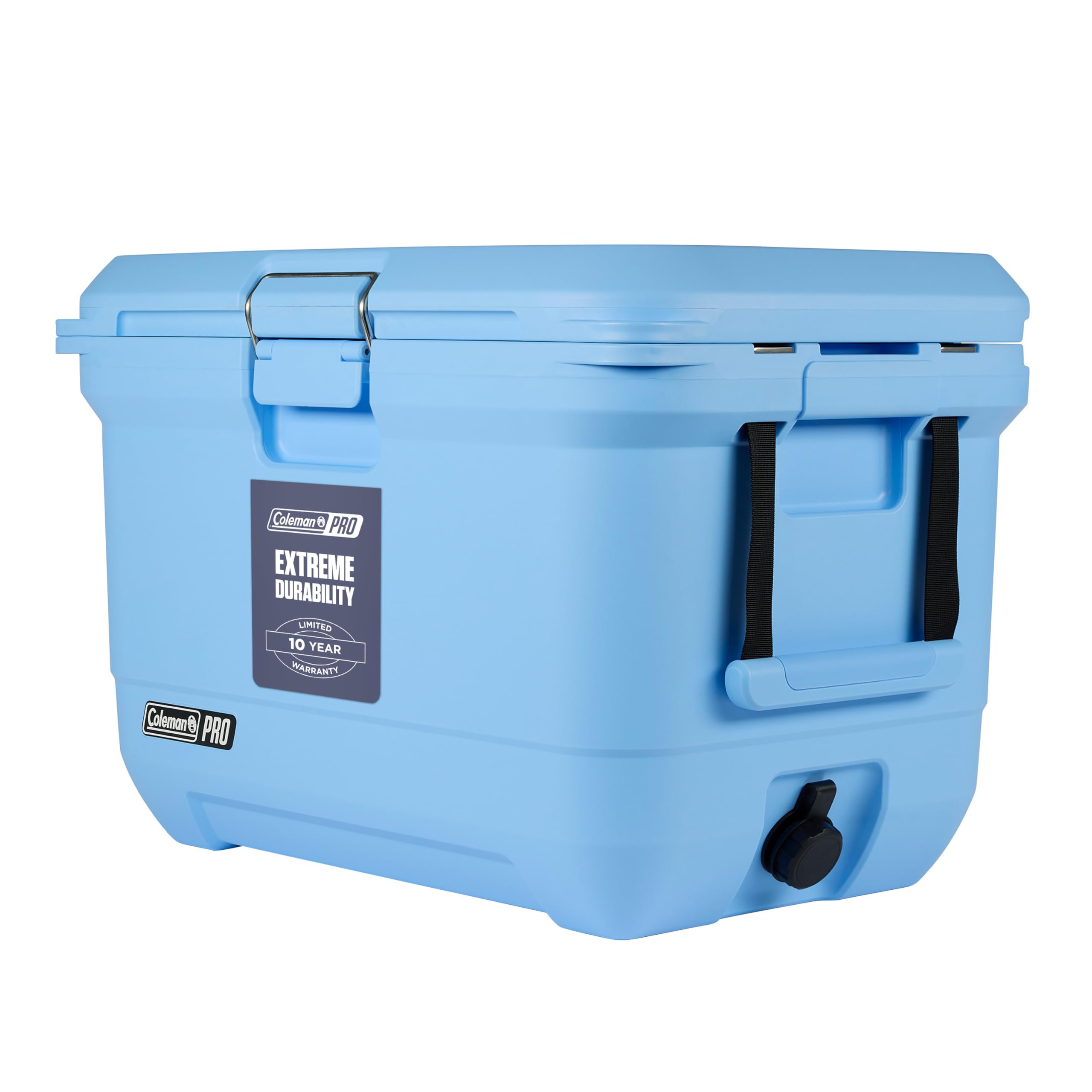 Coleman Pro Heavy-Duty 45qt Ultra-Light Premium Hard Cooler, Extra-Thick Insulation Keeps Ice up to 4 Days, 74-Can Capacity