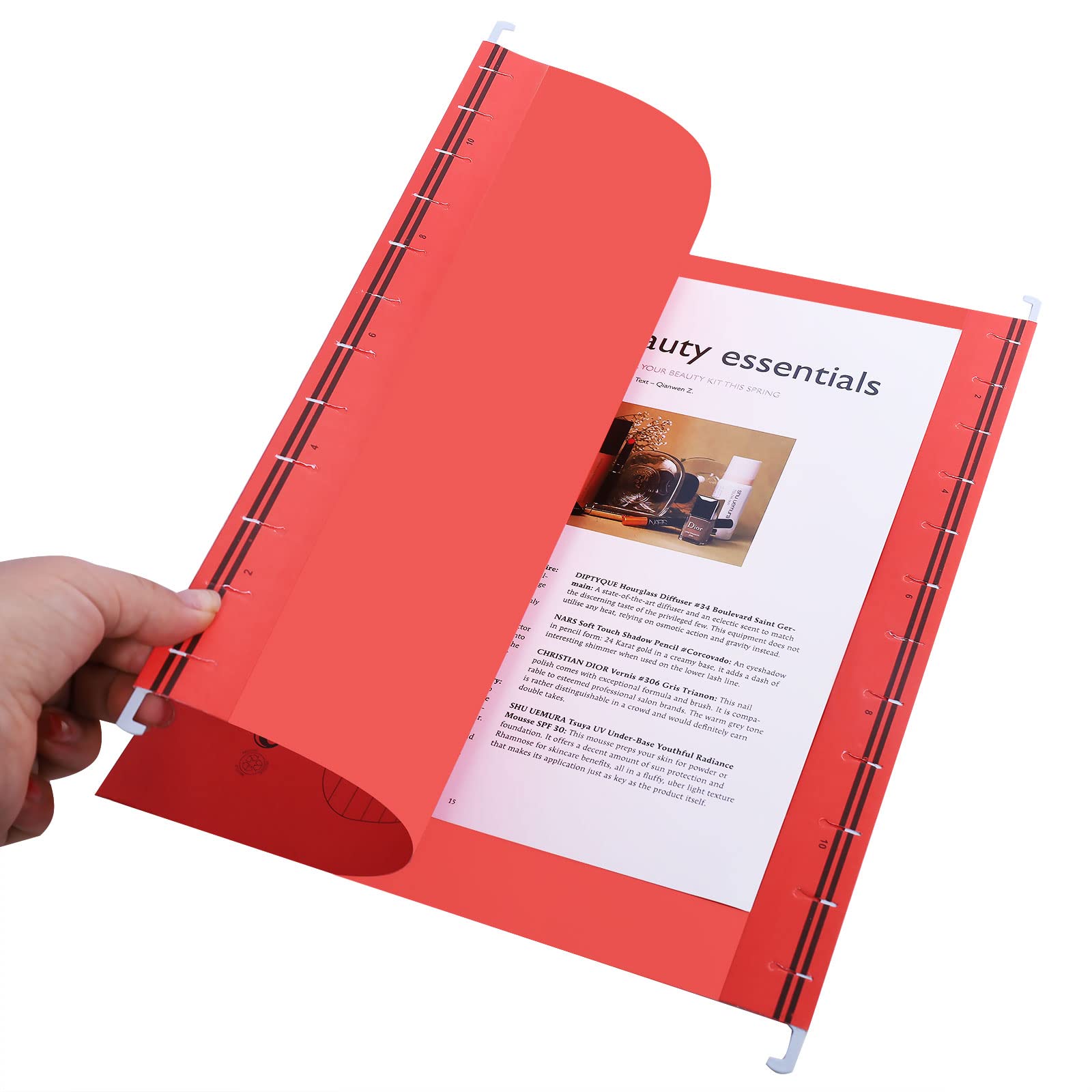 A4-ophangmappen, 25 stuks, versterkte hangmappen, archiefkast, verstelbare tabbladen, hangende organizer, bestandsmap voor kantoor, school, werk (gemengde kleur