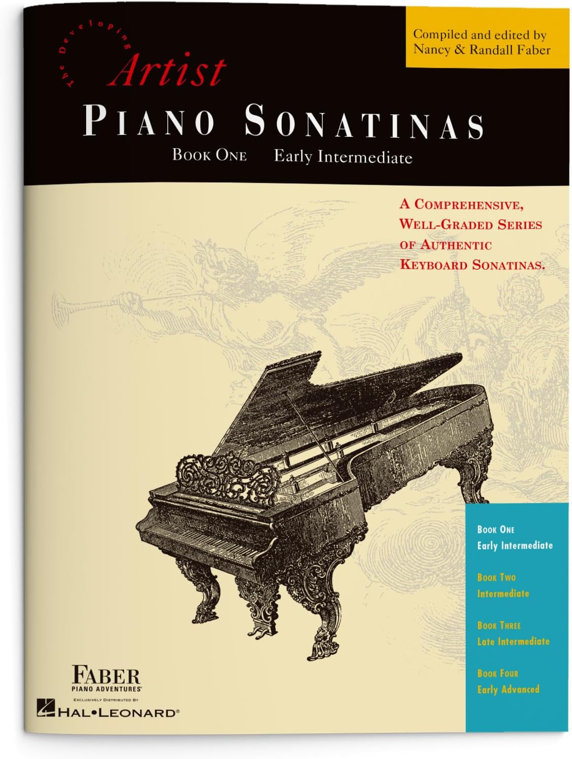 Piano Sonatinas: Book 1 Early intermediate - Developing Artist Original Keyboard Classics Piano Method | Classical Sheet Music and Songbook | Faber Piano Book for Technique and Performance Growth
