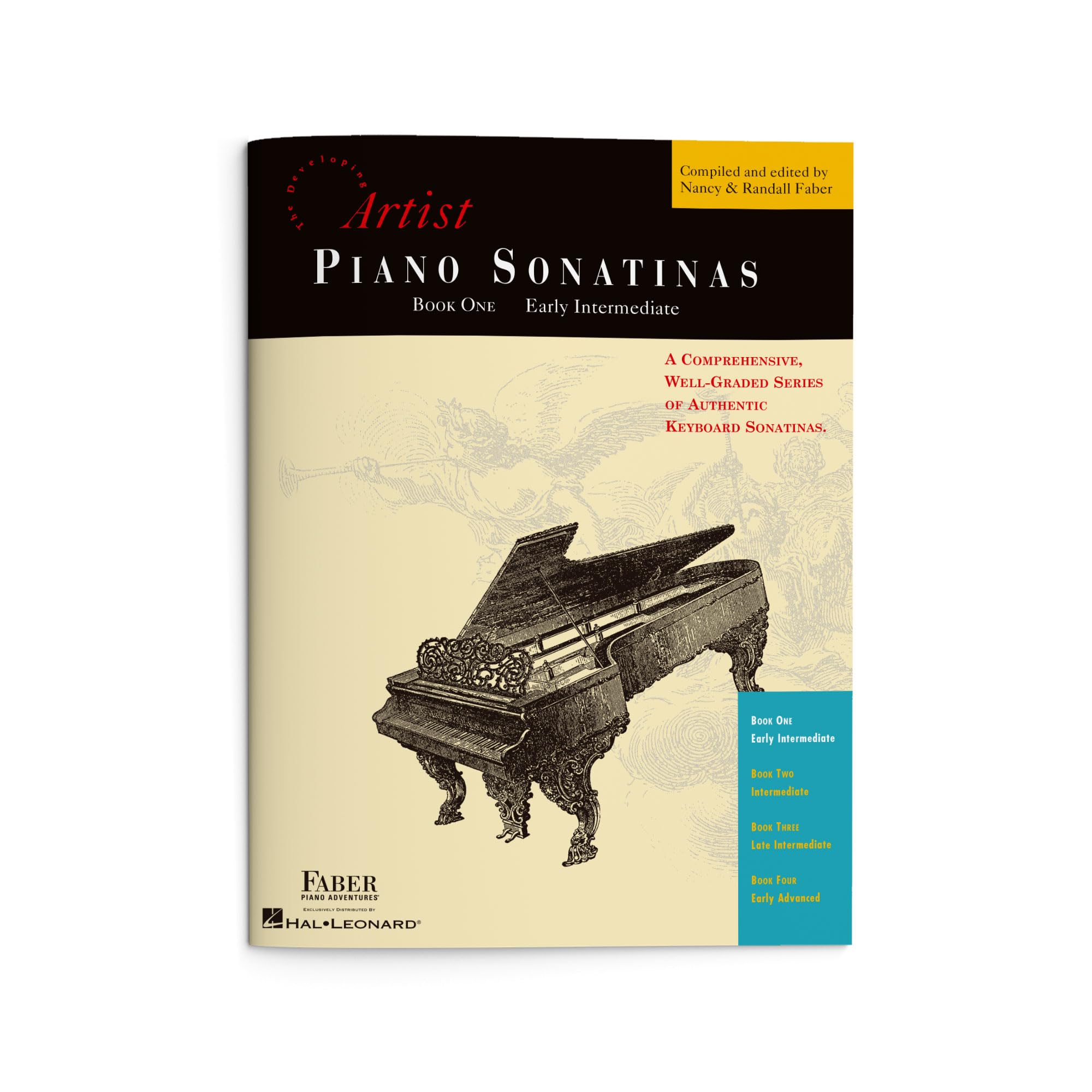 Piano Sonatinas: Book 1 Early intermediate - Developing Artist Original Keyboard Classics Piano Method | Classical Sheet Music and Songbook | Faber Piano Book for Technique and Performance Growth Paperback – January 1, 1995