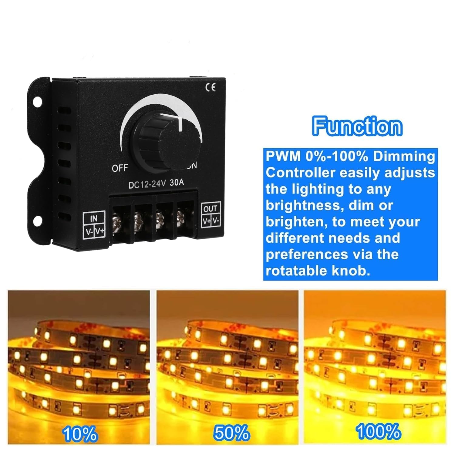 Lutron Caseta 12v 24V 30A Led, Switch Dimmer Led Dimmer 12v Strip Light ...