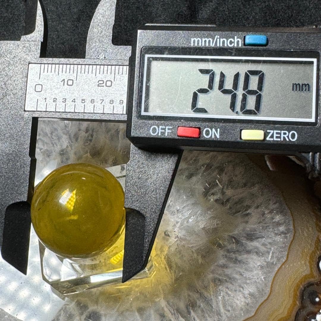 ブルーアンバー　メキシコ産　◇琥珀（こはく）◇丸玉　約24.8㎜ Amazon.co.jp: ブルーアンバー メキシコ産 琥珀（こはく）丸玉