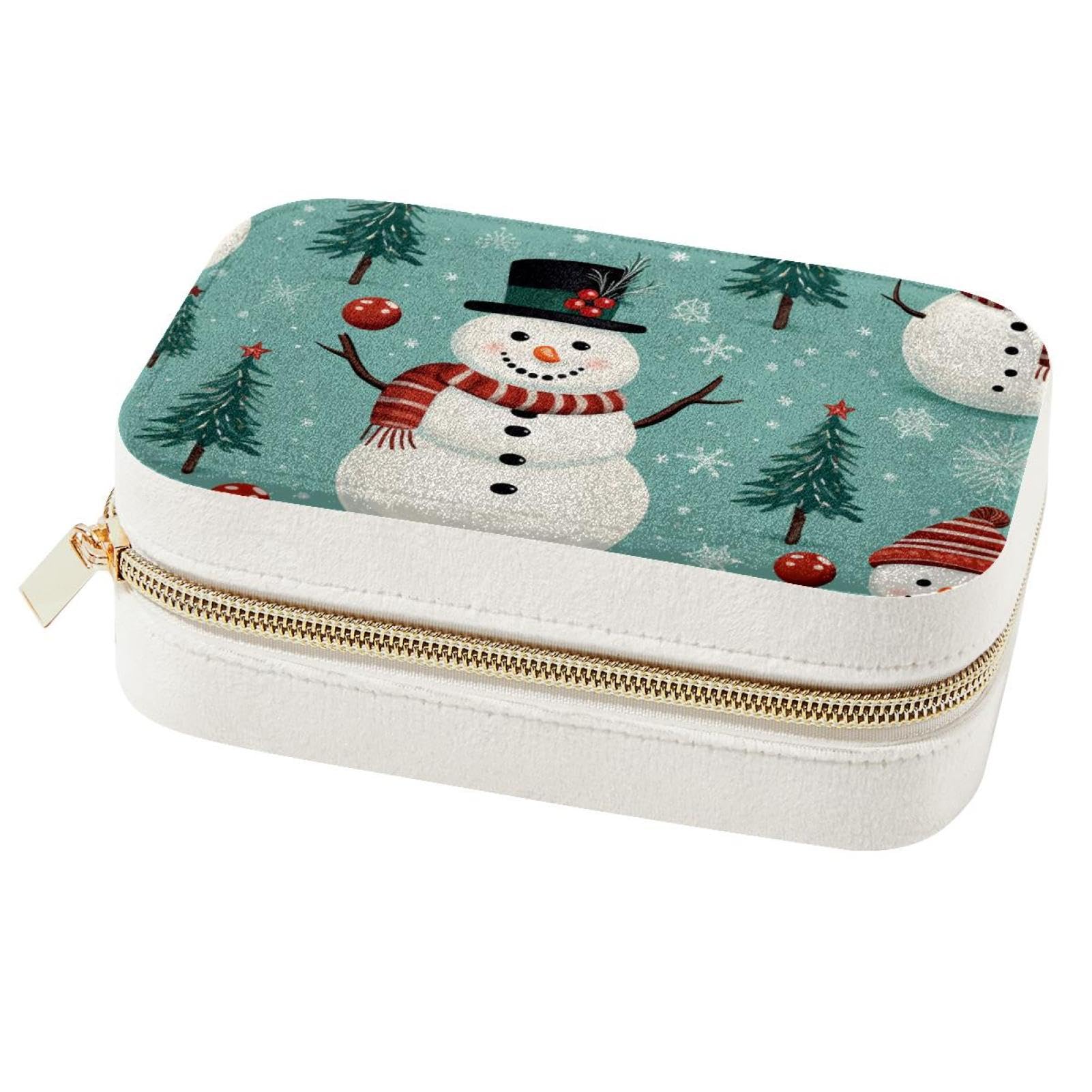 Boîte à bijoux de Noël protection anti-rayures pour filles