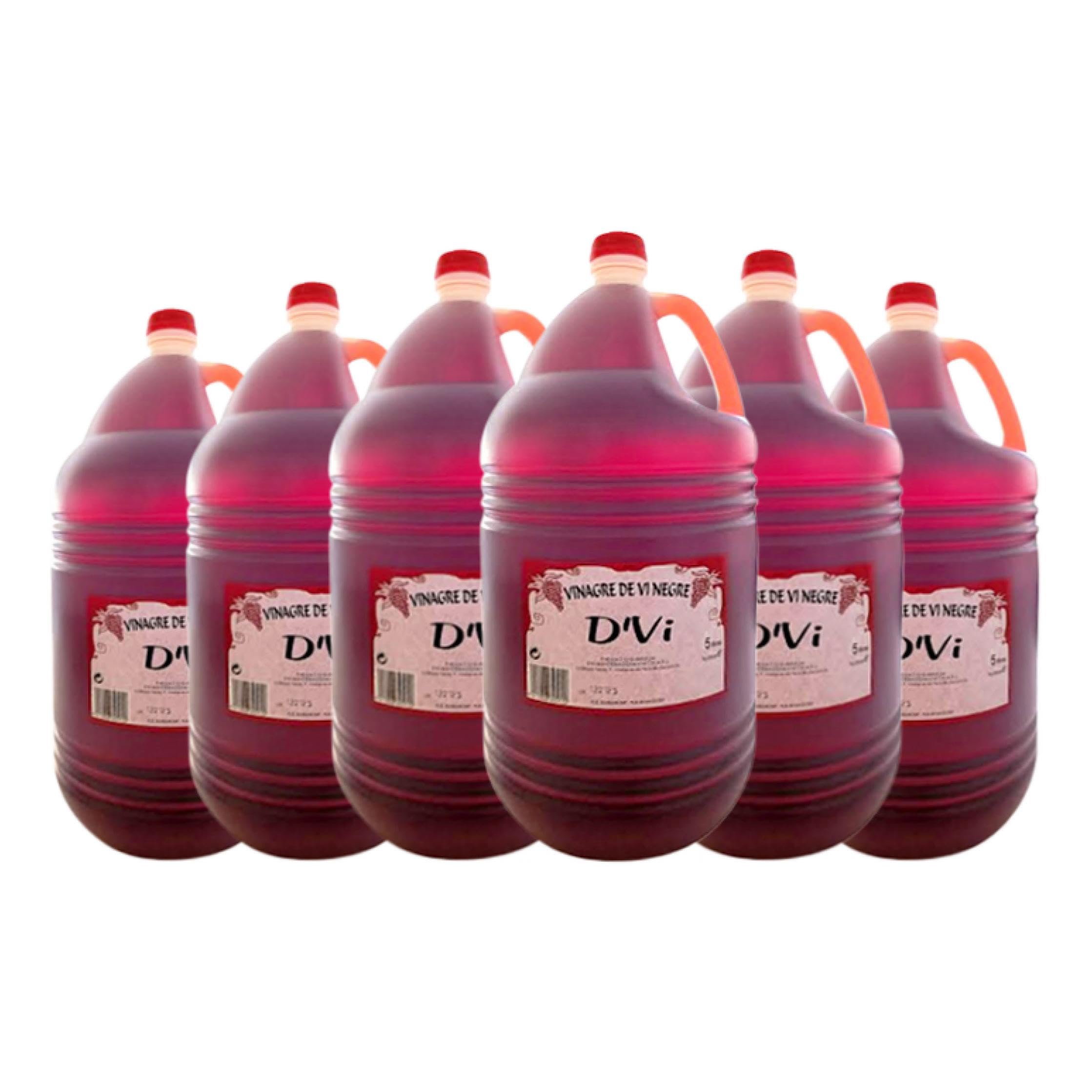 Vinagre Transformadora Vinícola Negre D'Vi Garrafa 5 L (Caja de 6 Garrafa de 5 L)