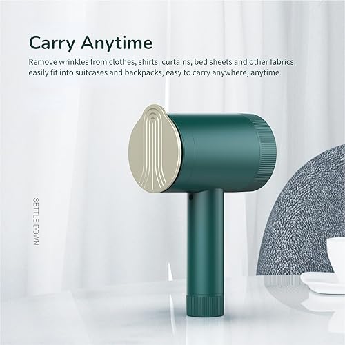 Miniatura 8 de Vaporizador de mano, afeitadora de tela, planchado y removedor de pelusa 2 en 1, calentamiento rápido de 10 segundos, afeitado rápido, mini plancha