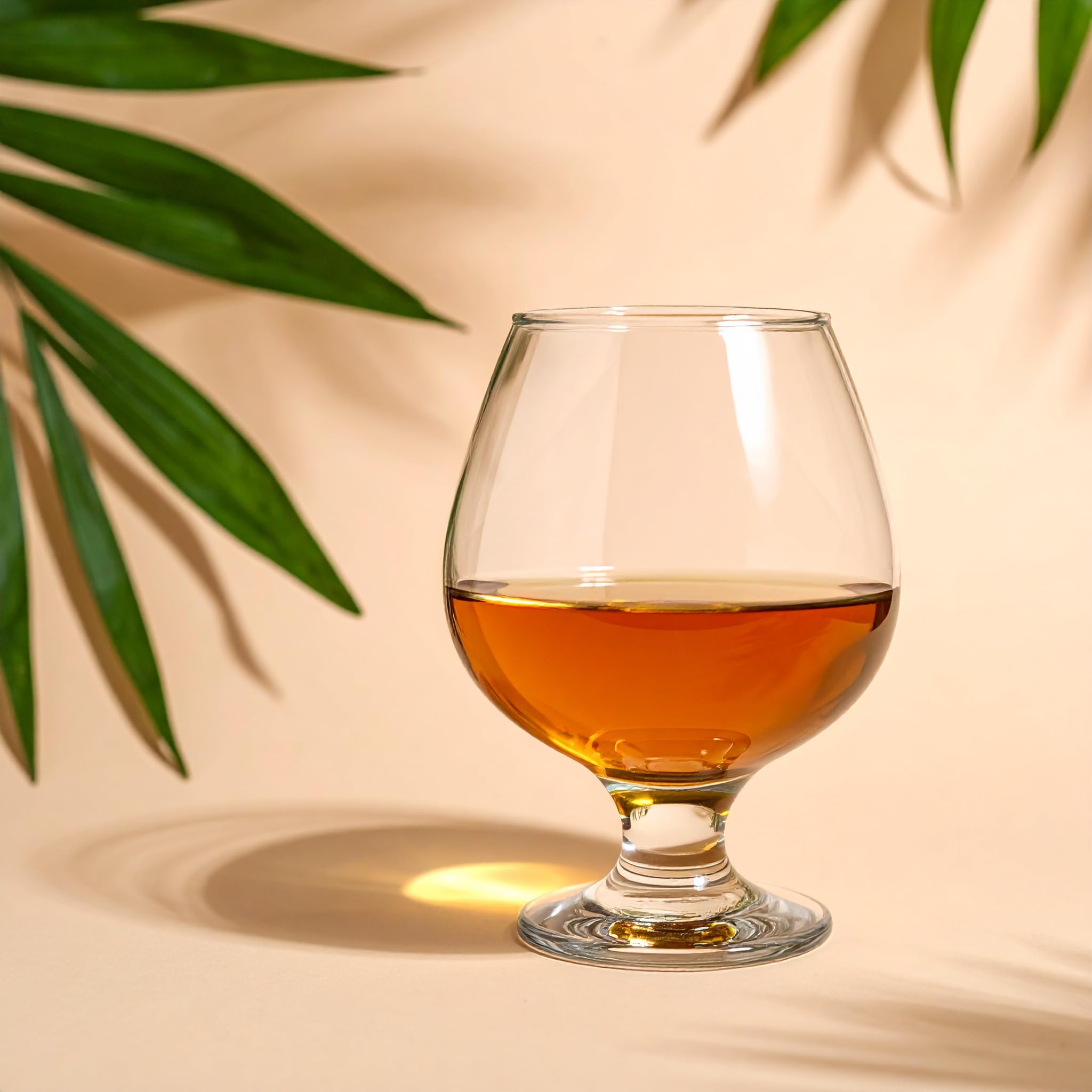 Glasmark KROSNO, Zestaw 6szt. Kieliszków do Koniaku, Brandy, Bourbon, Snifter, 350ml, Wysoki Połysk, Idealne do Domu, Restauracji i Na Przyjęcia