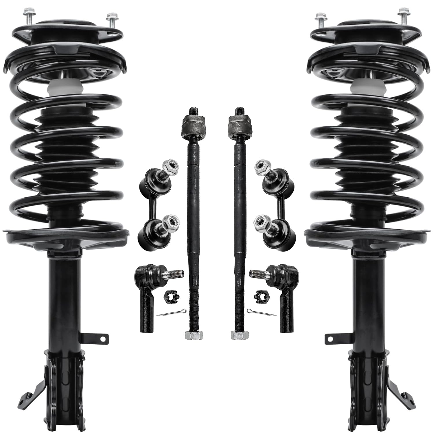 Detroit Axle - Front Struts Kit for Toyota 93-02 Corolla 98-02 Chevy Prizm