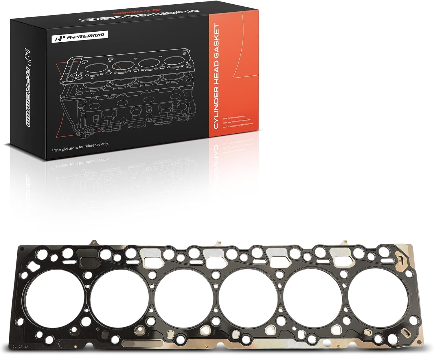 A-Premium L6 6.7L Engine Cylinder Head Gasket Compatible with Ram 2500 3500 4500 5500 2011-2018 & Dodge Ram 2500 3500 2007-2010, Multi-Layer Steel