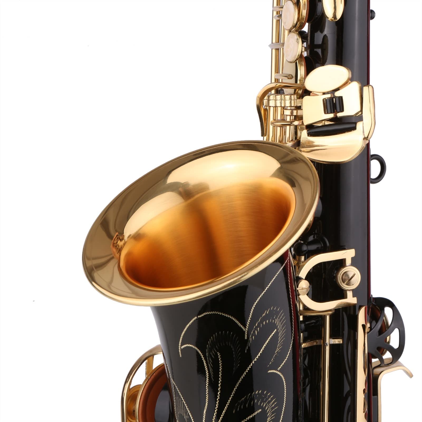 Saxophon Black Paint Es-Messing Es-Alt-Saxophon Saxophon Students