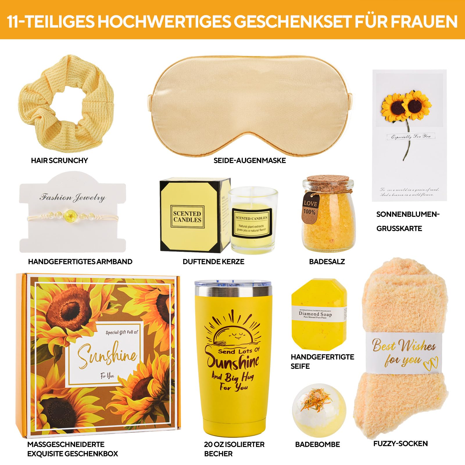 Gifts for Women,Get Well Soon Gift Baskets for Her Relaxing Bath Spa Gifts Kit,Unique Self Care Package for Mom Sister - Image 2