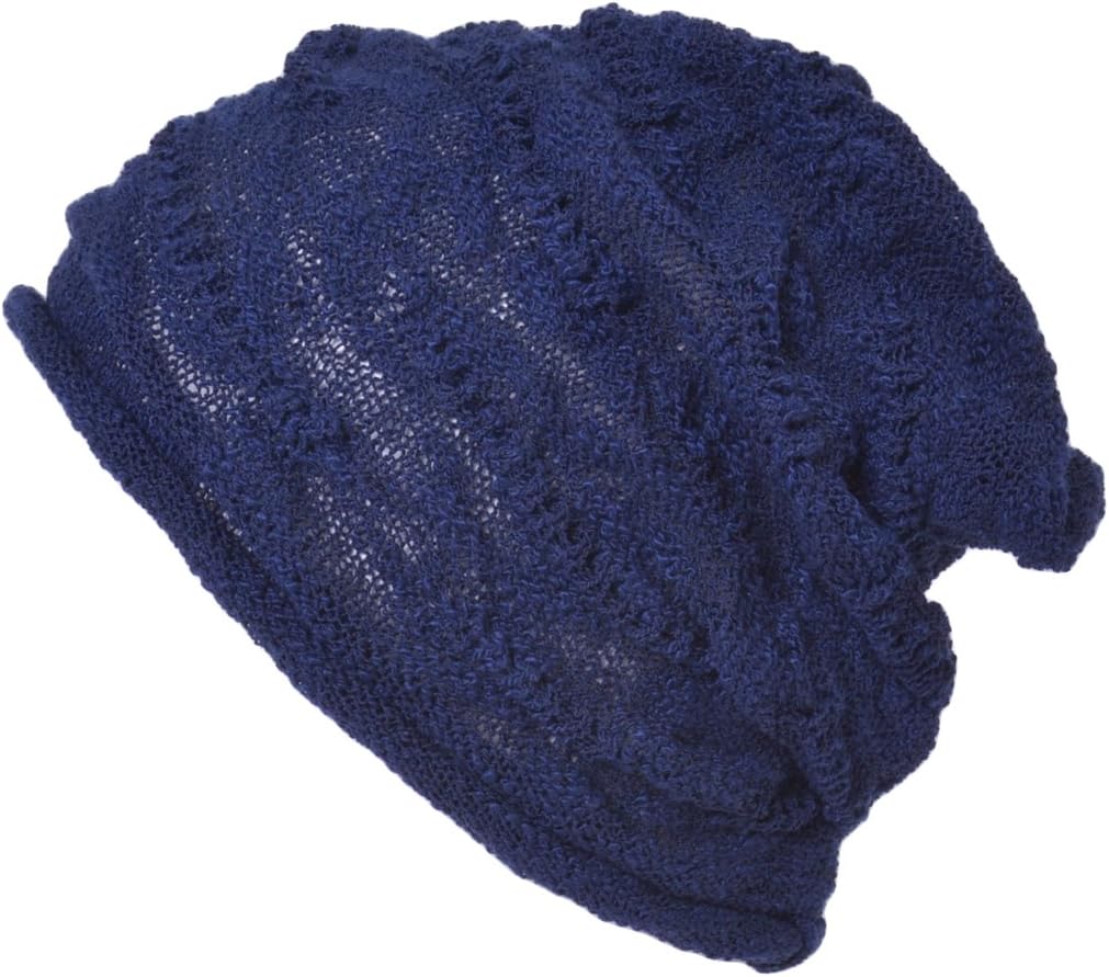 CHARM Mens Slouchy Summer Beanie - Womens Light-Weight Slouch Hat Cotton Cap