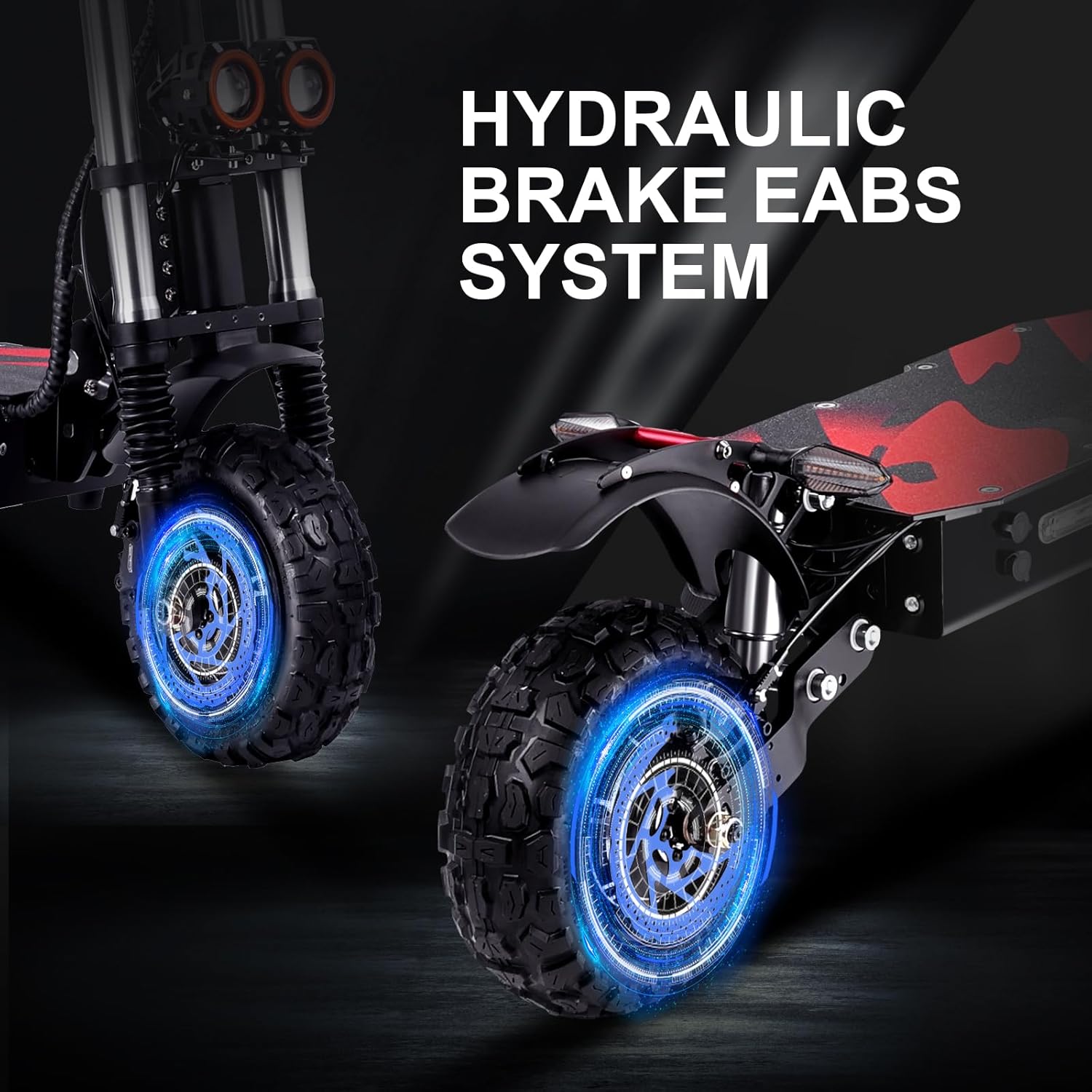Hydraulic Brake EABS System on the Tryndamere S3 Electric Scooter