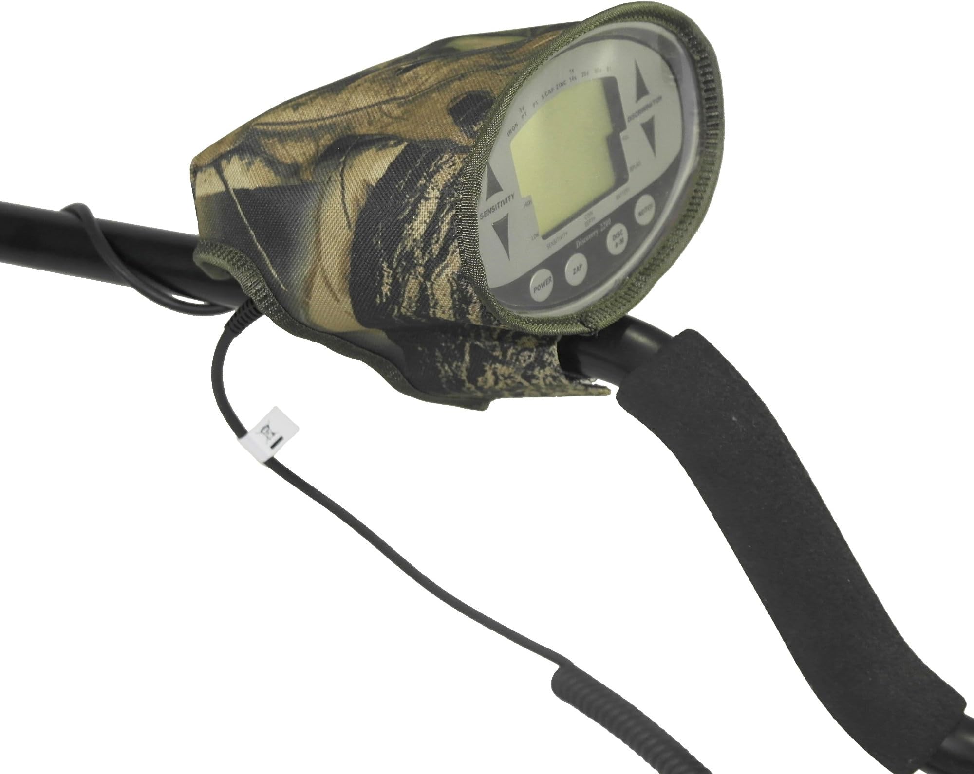Camo Woodland Rain Dust Cover for Metal Detector Bounty Hunter Discovery 1100/2200, Elite 1100/2200, Legacy 1500/2500