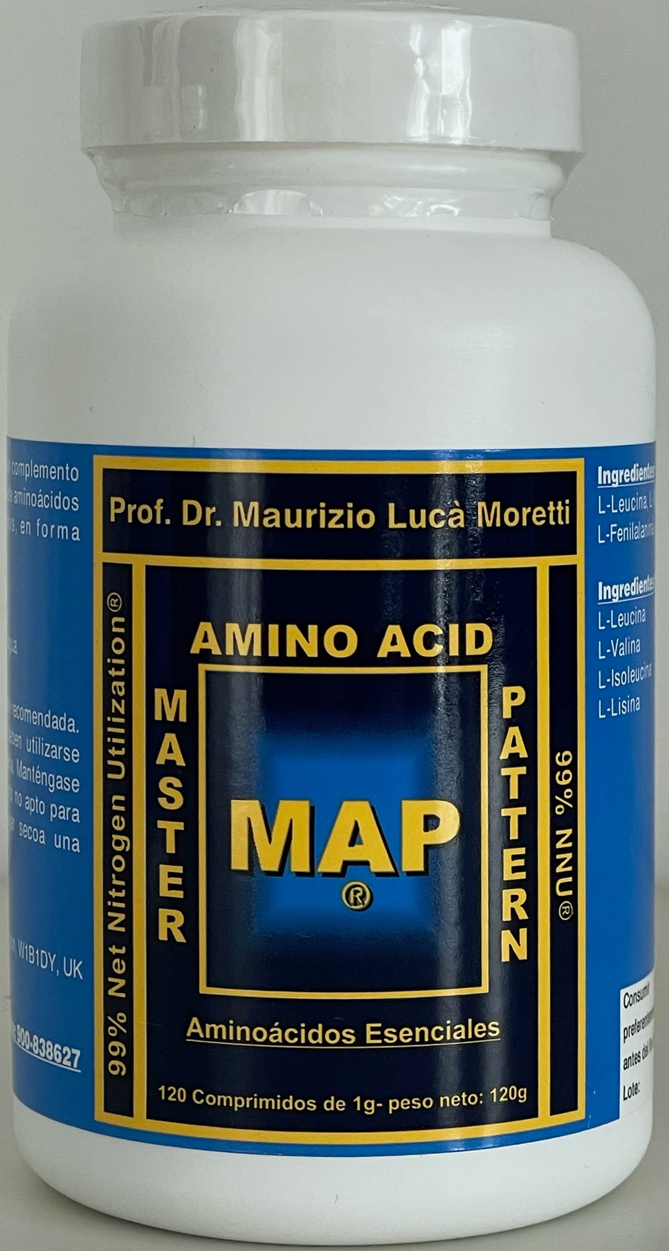 MAP Master Amino Acid Pattern fórmula original - Prof. Dr. Maurizio Luca Moretti (Paquete de 2)