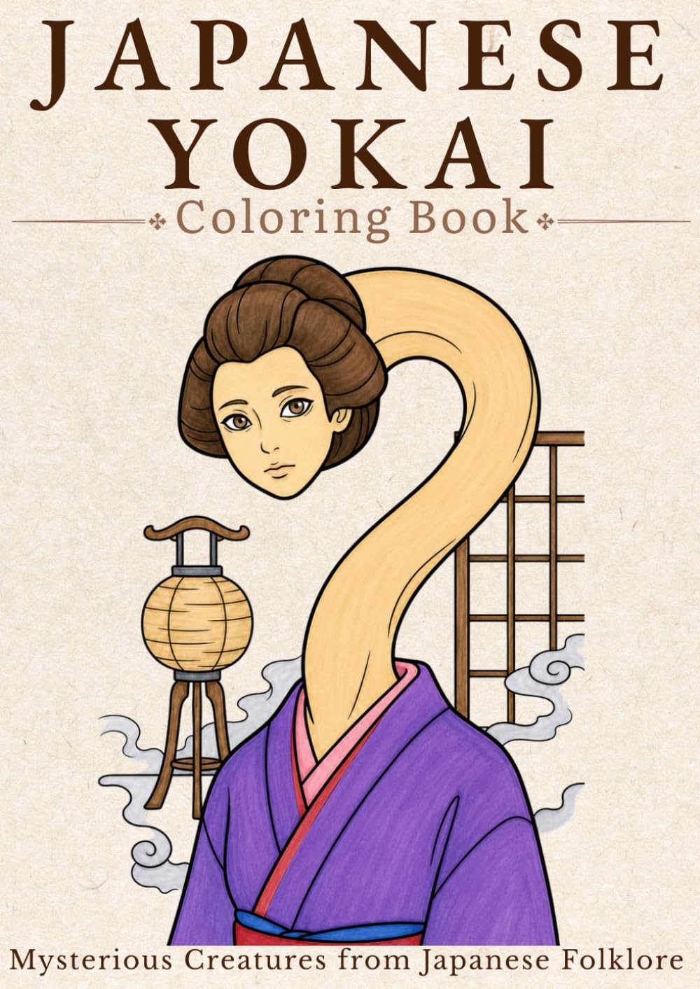 Japanese Yokai Coloring Book: Mysterious Creatures from Japanese Folklore