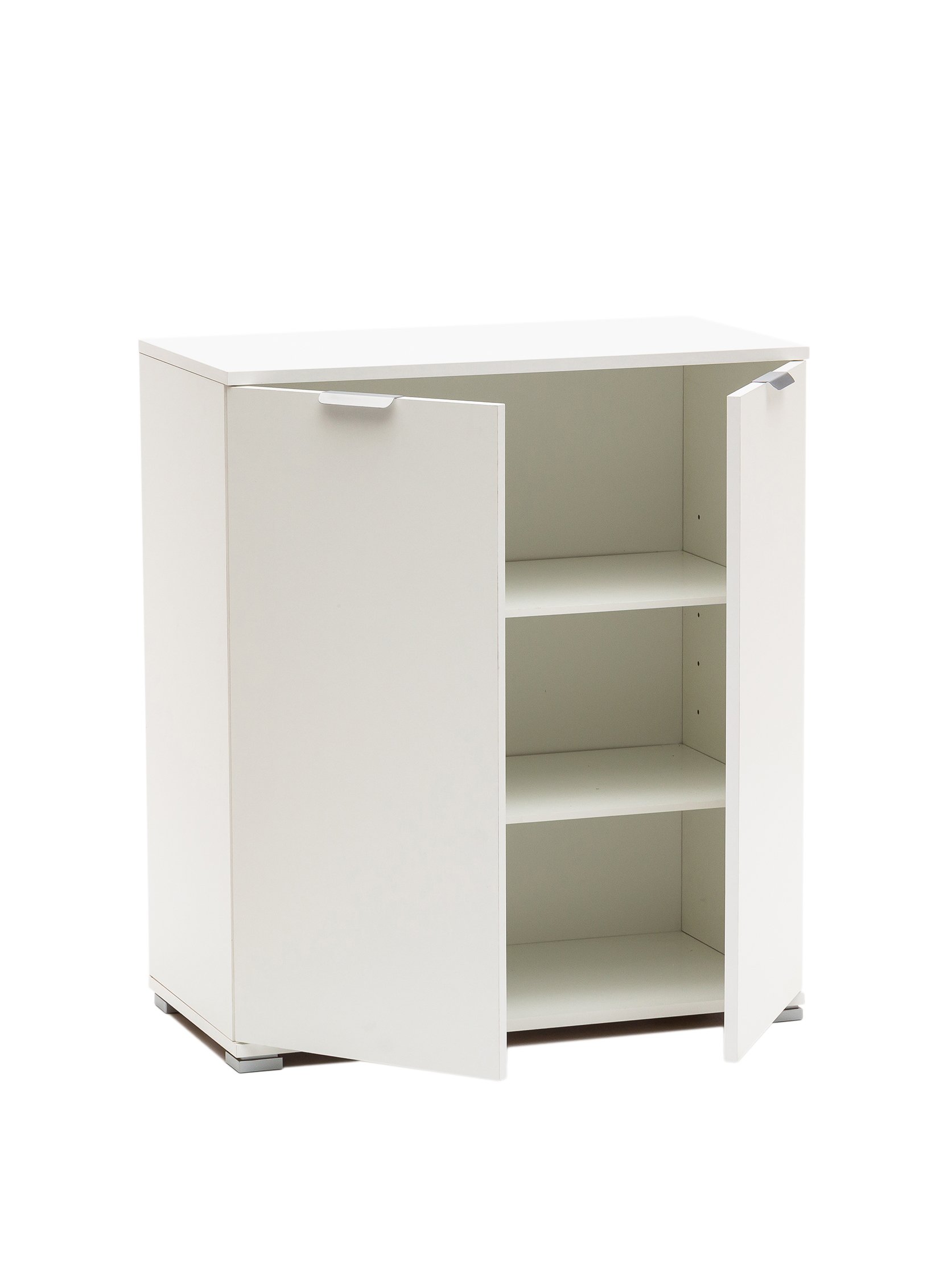 MeMi Me238BIA Armadietto, Legno, Bianco, 38x75x85 cm