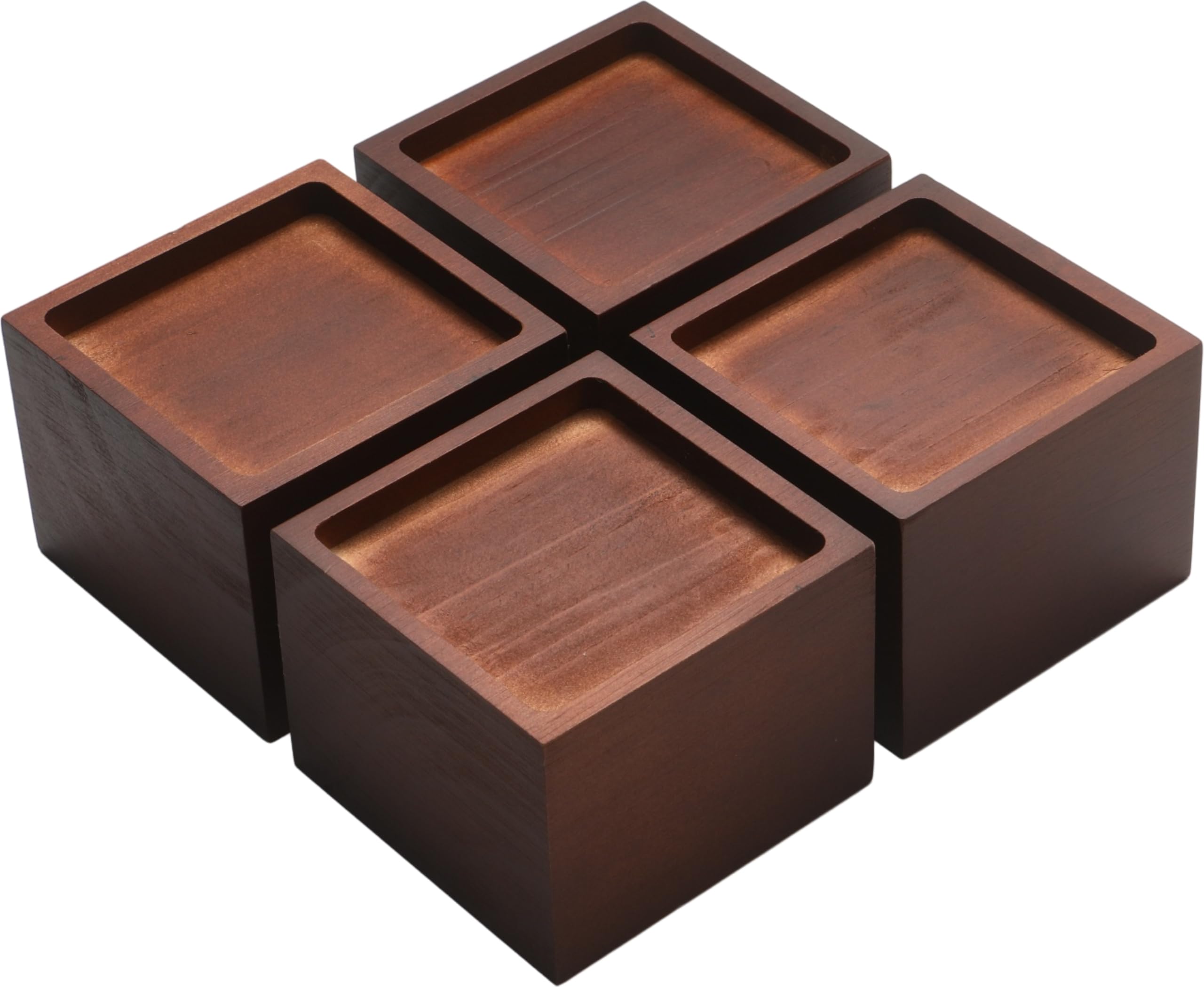 Lufia Wood Bed Risers - Raise Your Furniture -15 Lufia Wood Bed Risers - Raise Your Furniture -15