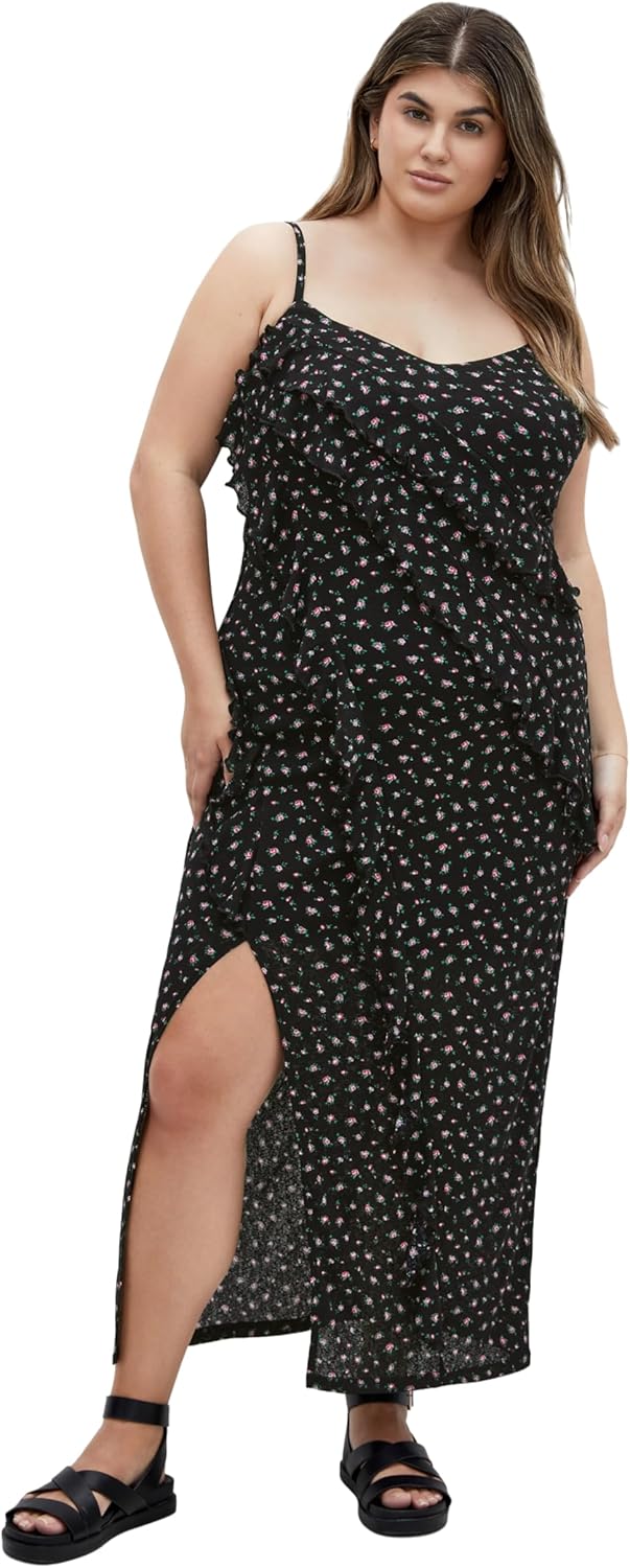 City Chic Women's Plus Size Dress-Shelby Print Maxi