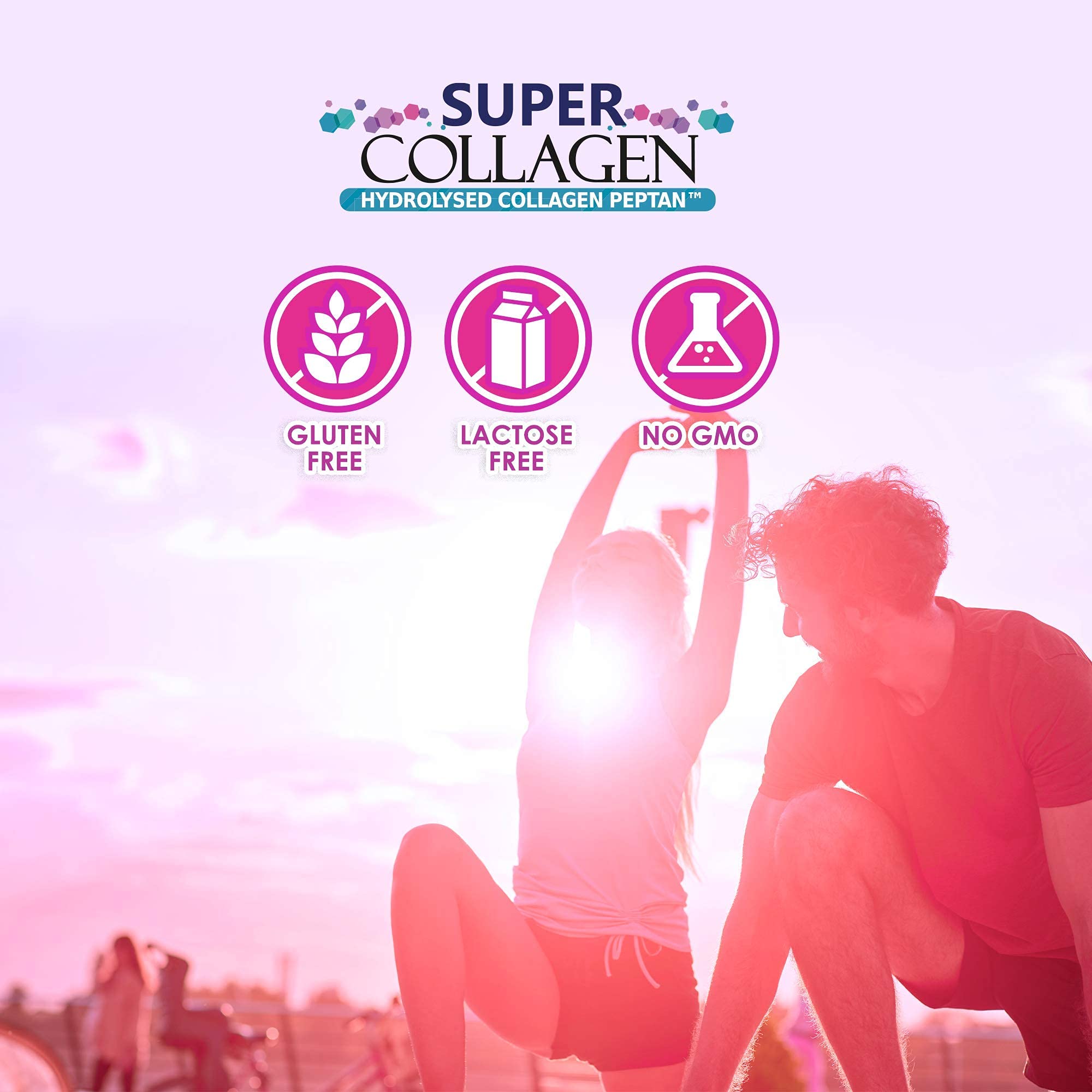 Buy Marine collagen supplement Marine collagen Peptan + bamboo