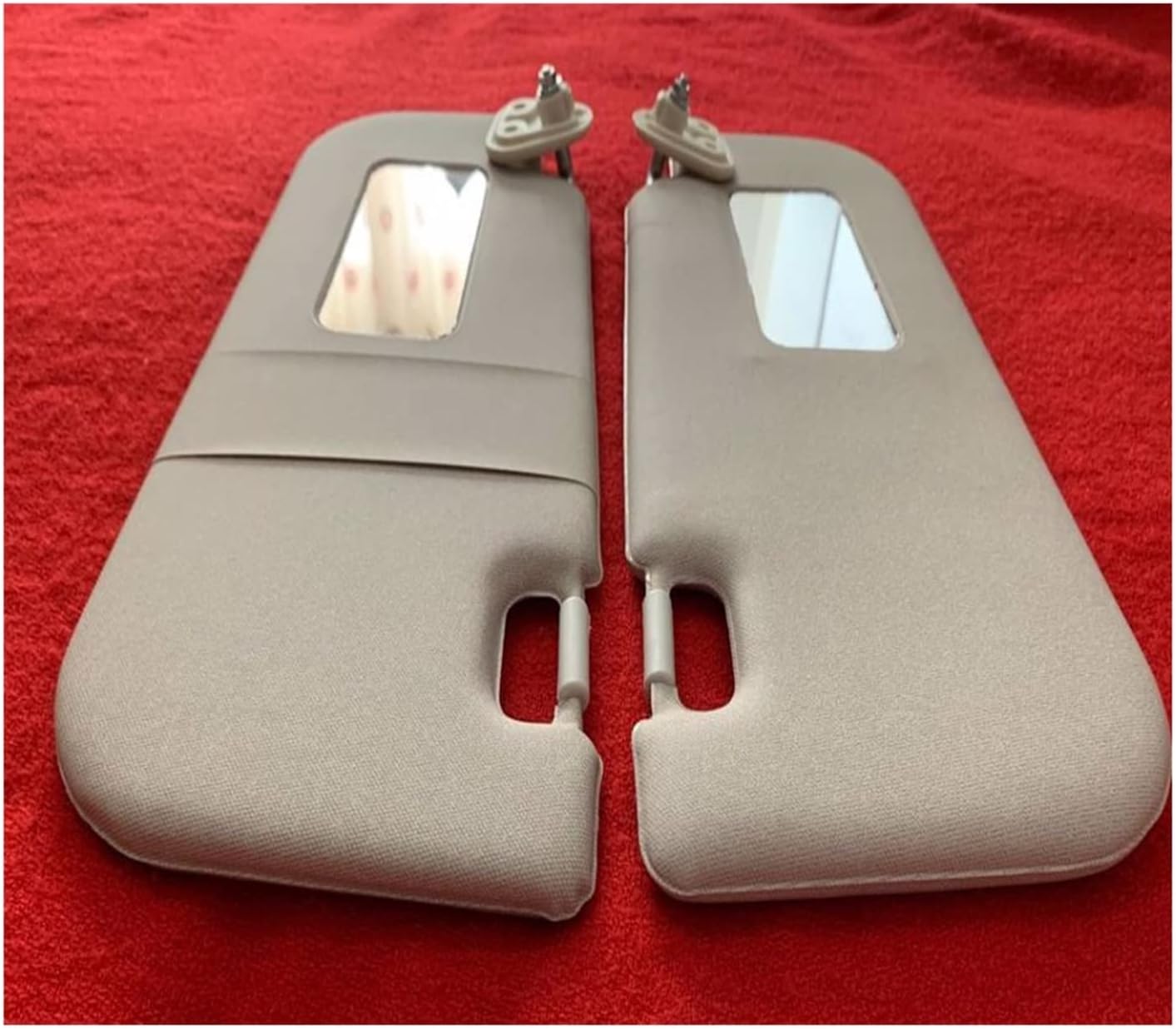Basic Car Sun Visor for Hyundai I10 2008-2012 Left Right 2 PCs Set with Makeup Mirror