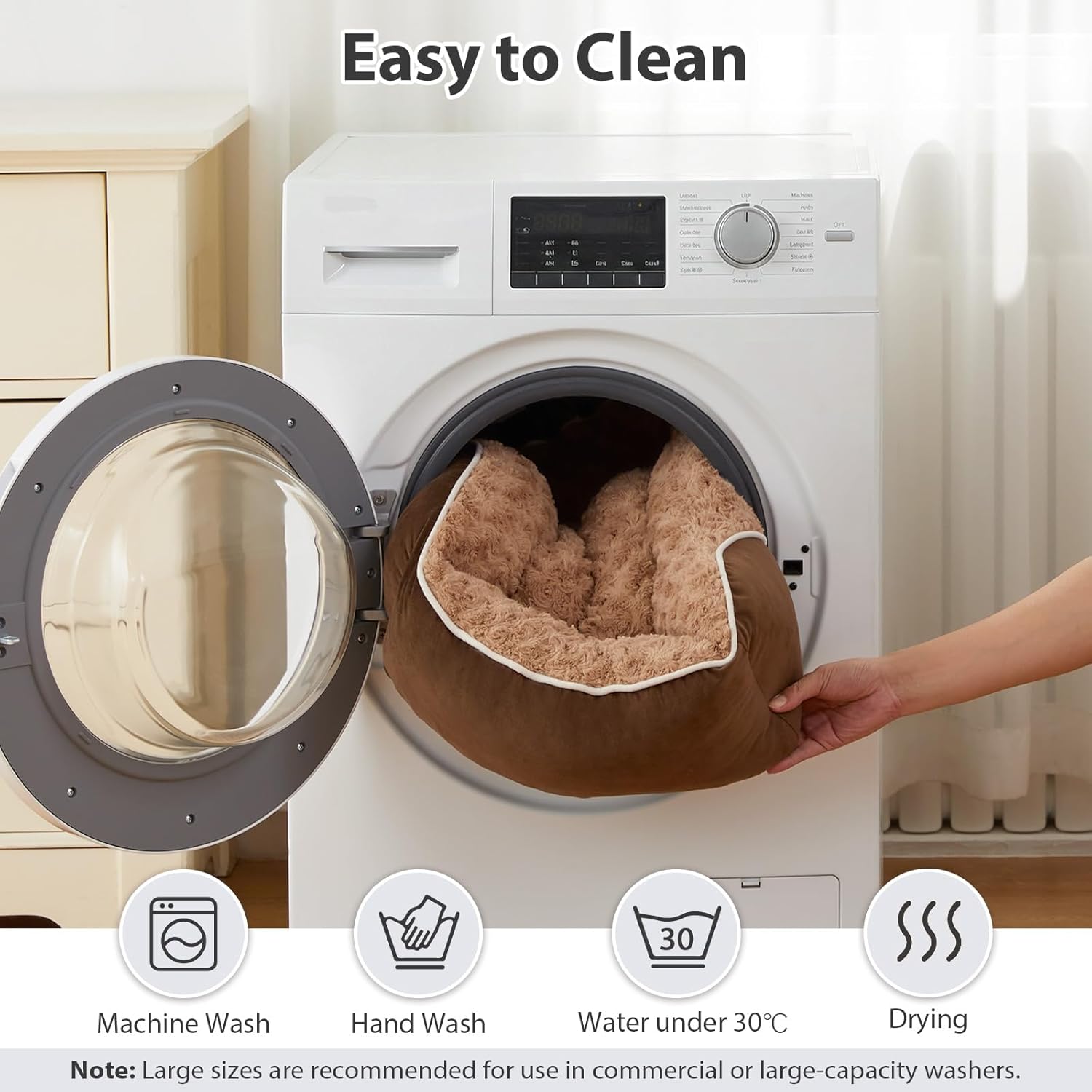 RRPETHOME XL Dog Beds Extra Large Sized Dog,Washable Rectangle Dog Bed for XL Dogs,Orthopedic Pet Sofa Bed, Dog Couch Bed with Anti-Slip Bottom