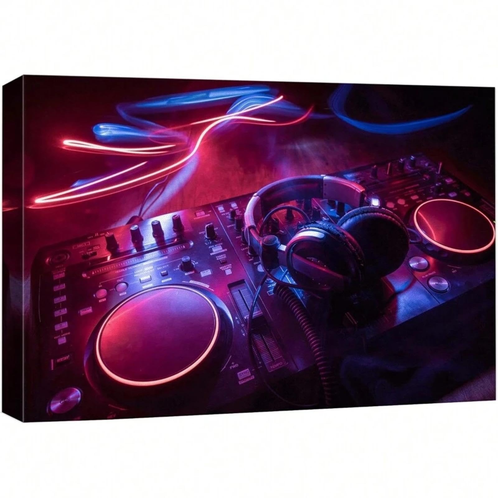 lianyibo 1 pz. Sassofono jazz in bianco e nero con note musicali Strumento musicale Concerto Pop Art Immagine Stampa Artigianale Tela Decorazione 65x130cm Con cornice