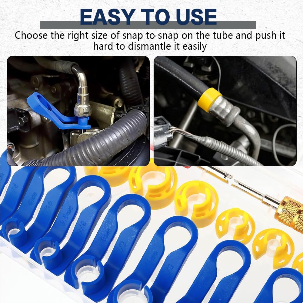 AC Fuel Line Disconnect Tool Set, Fuel Filter Removal Tool, 16PCS