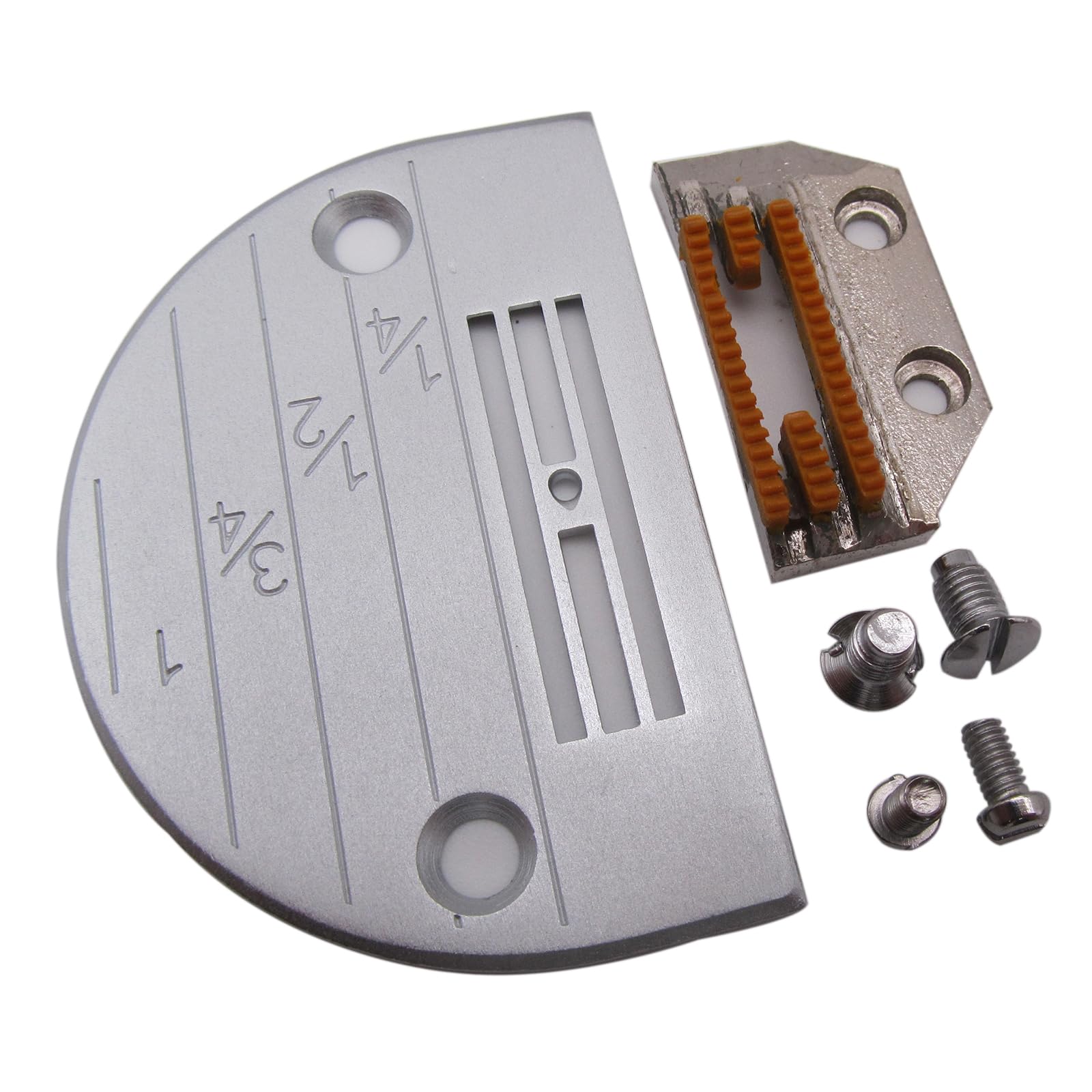 Nadelplatte & Gummifütterungshund Set - Ersatz Für Juki DDL-227, Brother DB2-B745