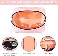 Vista 5 de Bolsa de maquillaje, Rosa