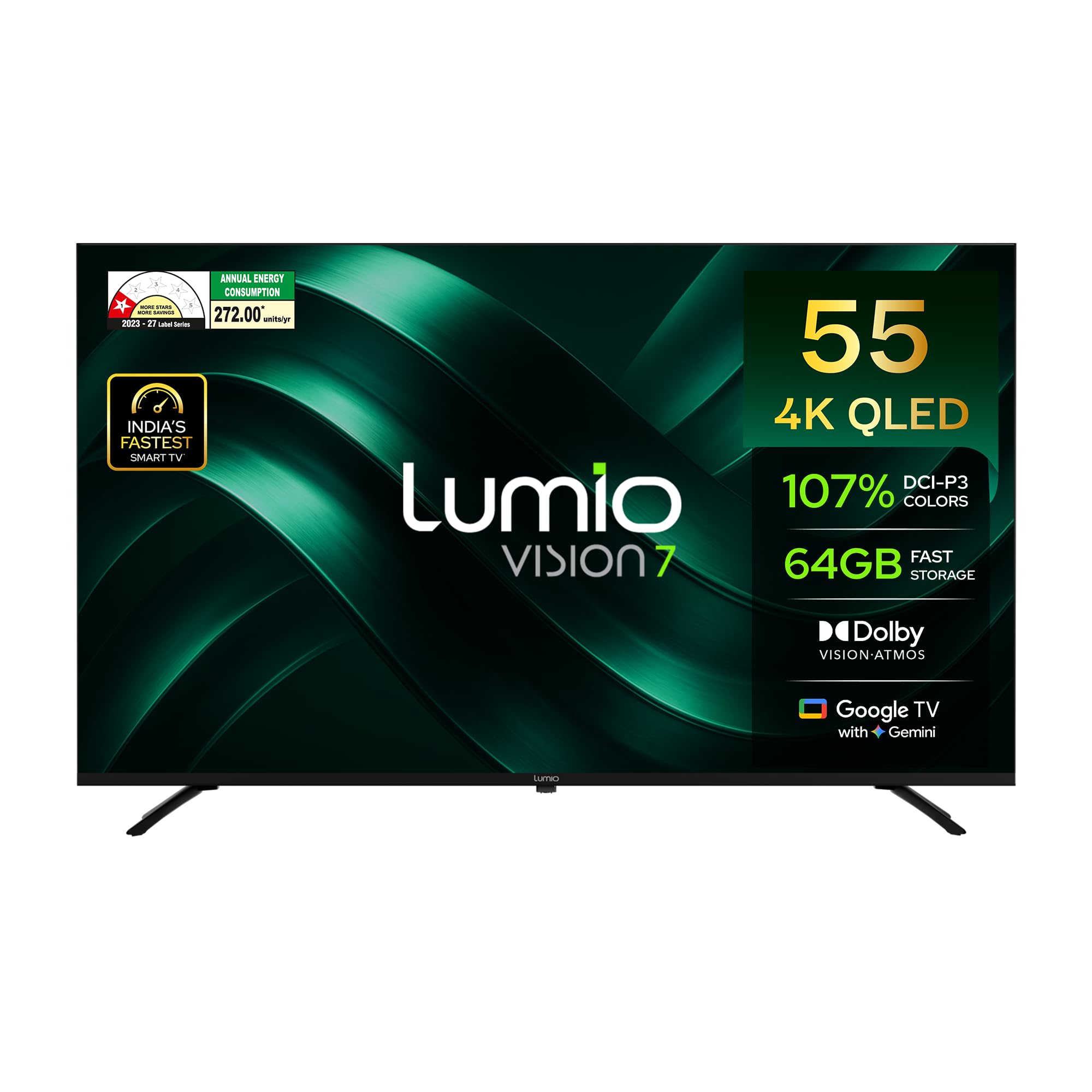 Lumio Vision 7 2026 109cm (43 inches) 4K Ultra HD Smart QLED TV FTW1-ADSJ — Amazon image 18
