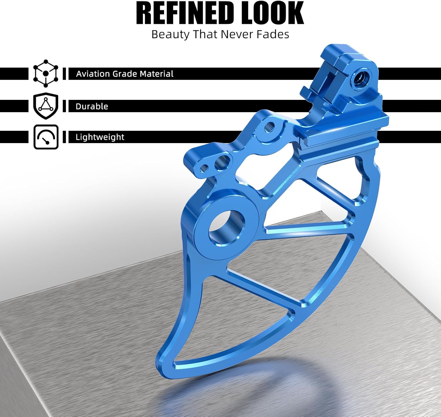 NICECNC Rear Brake Disc Guard Compatible with 690 Enduro/SMC R 2008-2024, Compatible with Husqvarna 701 Enduro/Supermoto 2016-2024, Compatible with GasGas ES/SM 700 2022-2024, Blue