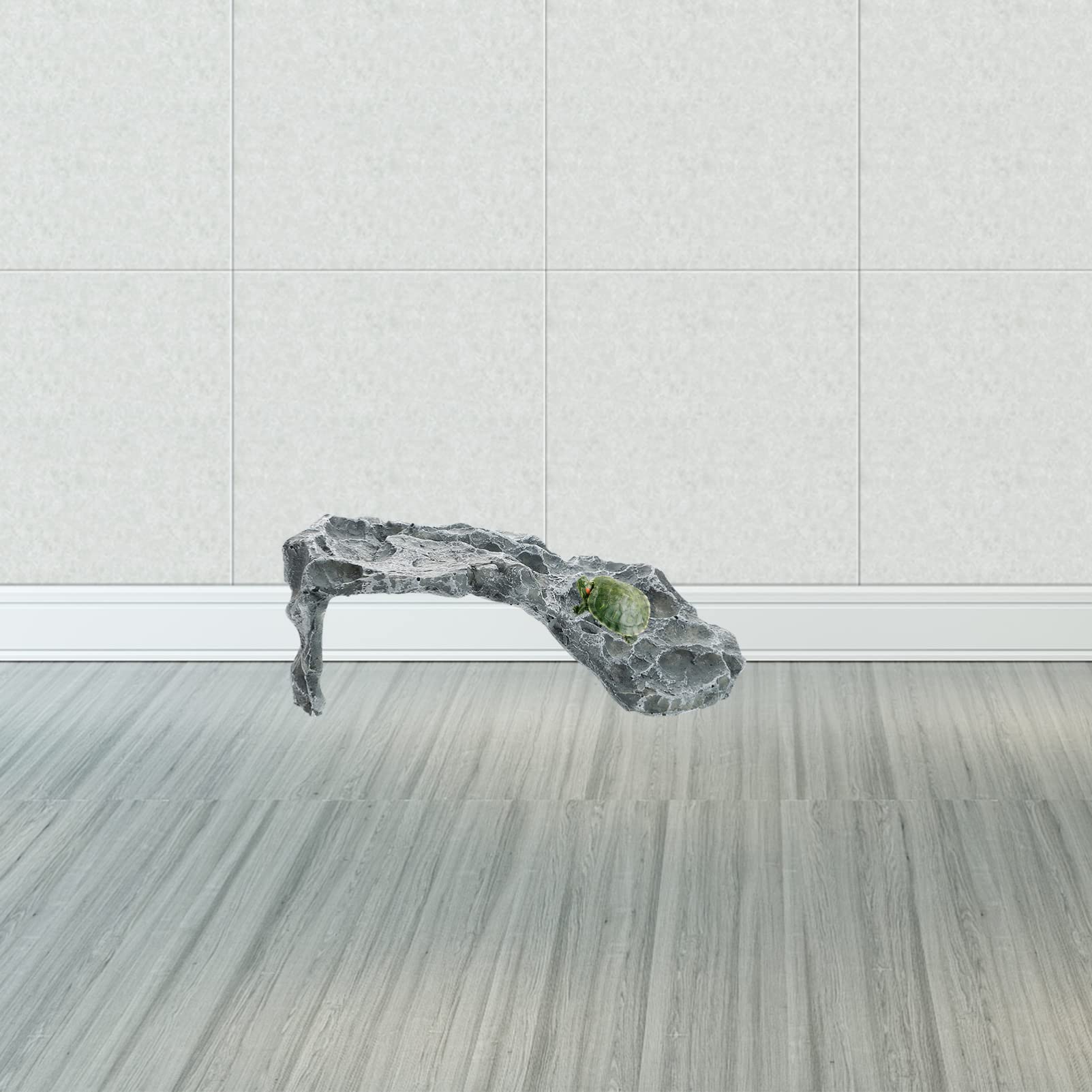 Abaodam Flotante De Guitai Escondite para Dragones Barbudos Plataforma para Reptiles para Tortugas Tomando Decoración para Acuarios Accesorios para Hábitat De Tortugas