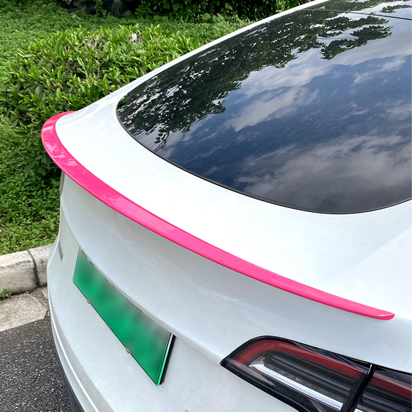 Amazon.co.jp: YJMOTOR フィット Tesla Model 3 スポイラー リア