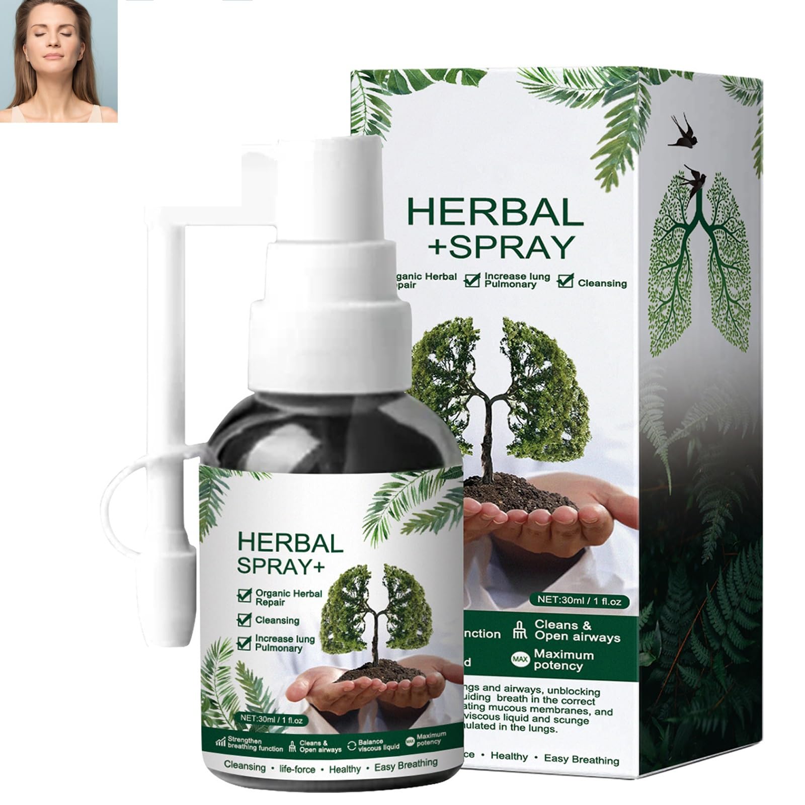 Puissant Soutien Pulmonaire,Spray Respiratoire Naturel pour Purifier et  Respirer,Essence Pulmonaire Naturelle  Base de Plantes,Spray Nettoyant  pour les Poumons,Brume de Nettoyage des Poumons  Base : Amazon.fr: Hygine  et Sant