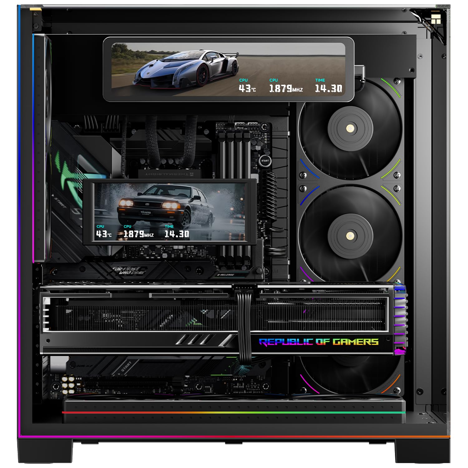 Thermalright Monitor de PC Trofeo Vision LCD AIO de 11,3 polegadas