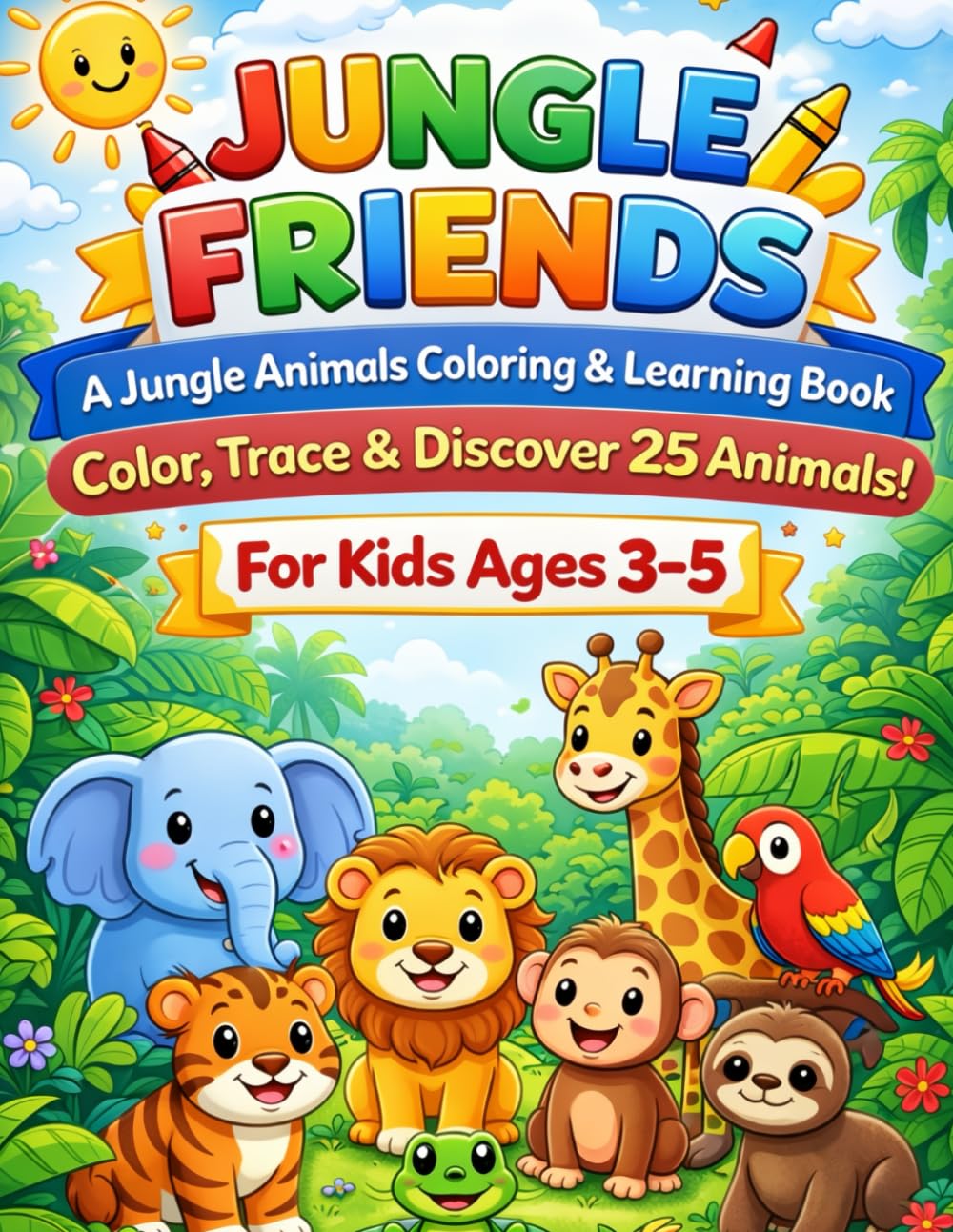 Jungle Friends (Little Friends Coloring Book & Activity Series)