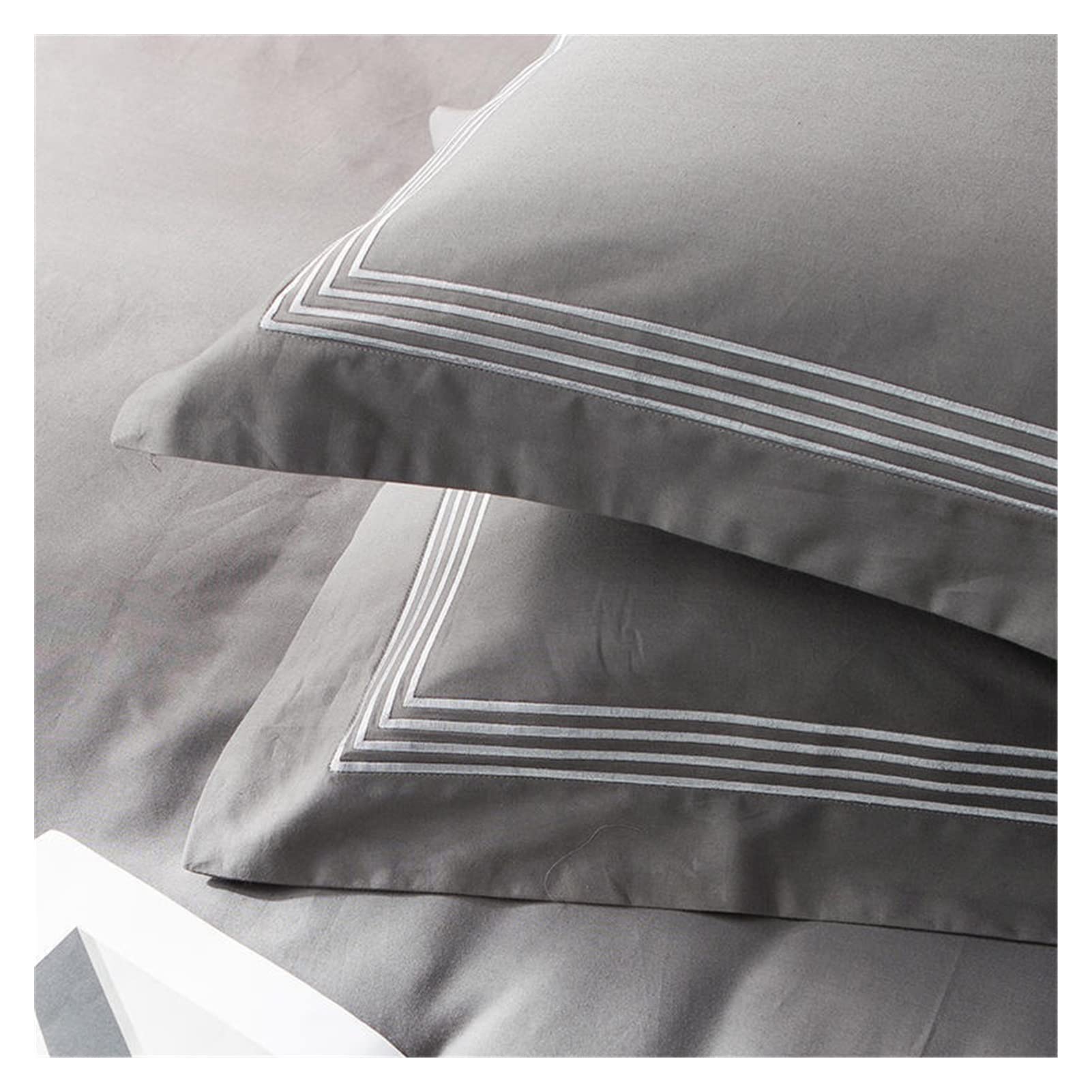 Bare Home Set copripiumino per letto matrimoniale, 1800, ultra morbido, leggero, con copripiumino e 2 federe (doppio, blu scuro