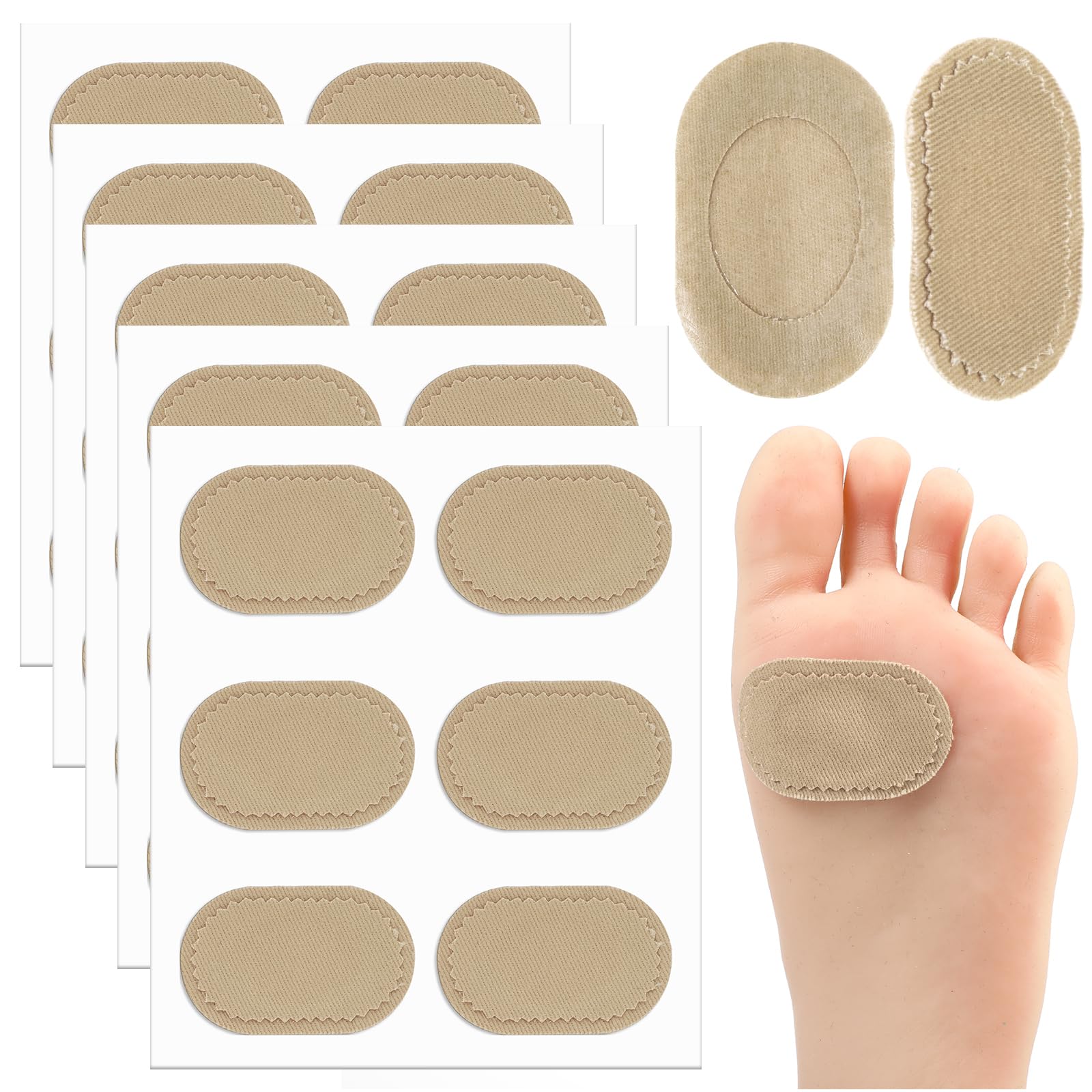 Amazon.com: 30 Pcs Bunion Pads, Bunion Cushion Protector Pads Foot ...