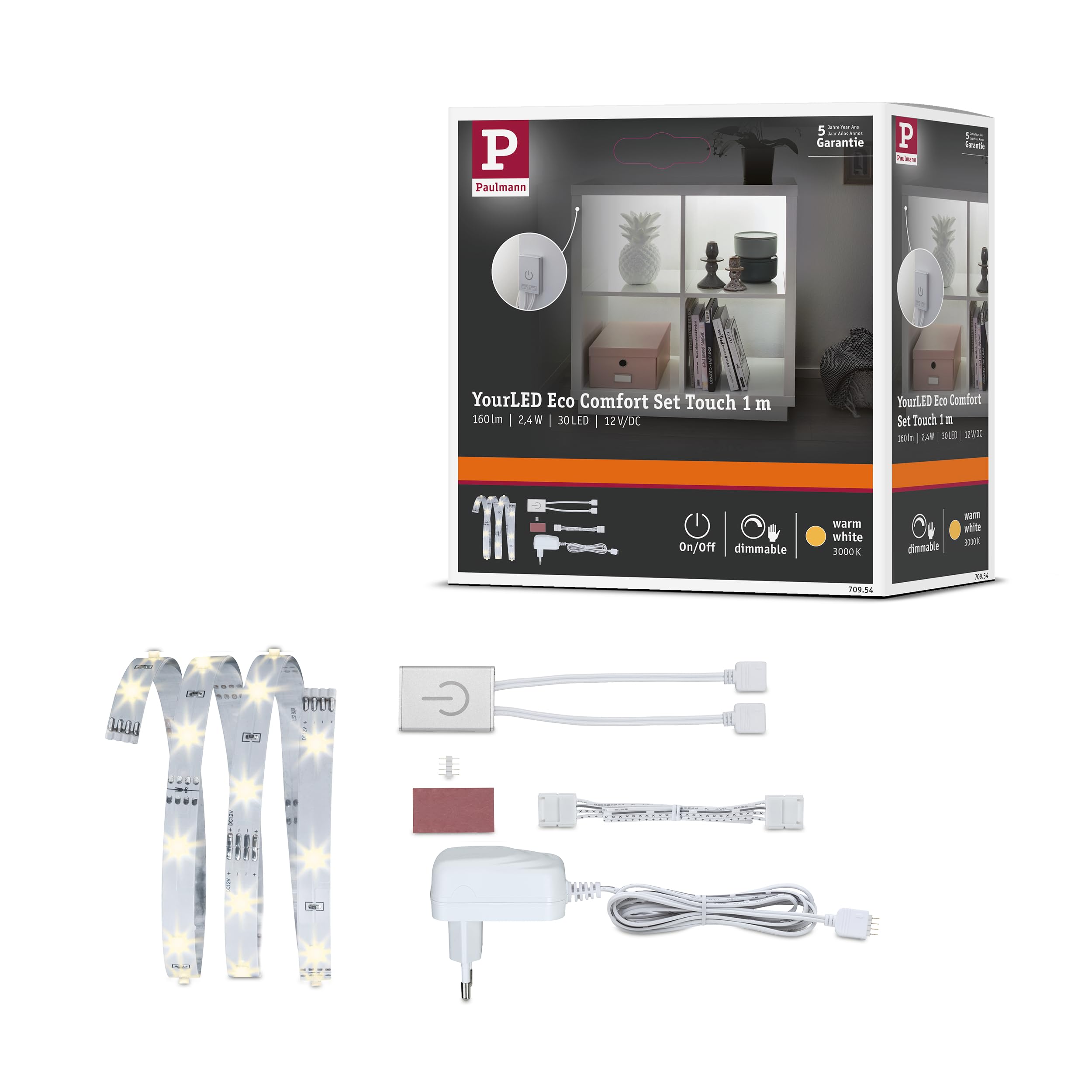 Paulmann YourLED ECO LED Strip Warmweiß 1m 2,4W