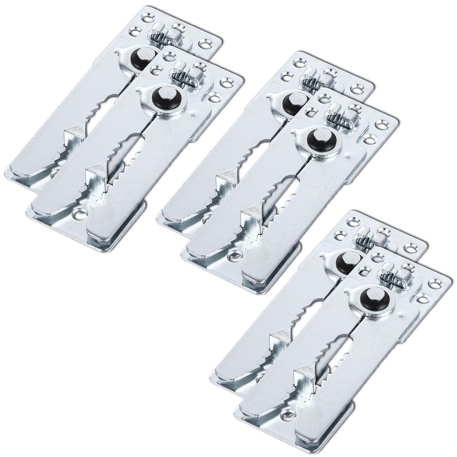 LDHHYH 6 Pack Sectional Sofa Connector, 155mm Heavy Duty Couch Connectors, Couch Clips with Screws, Sofa Connectors Sofa Clips for Sectionals and Garden Furniture