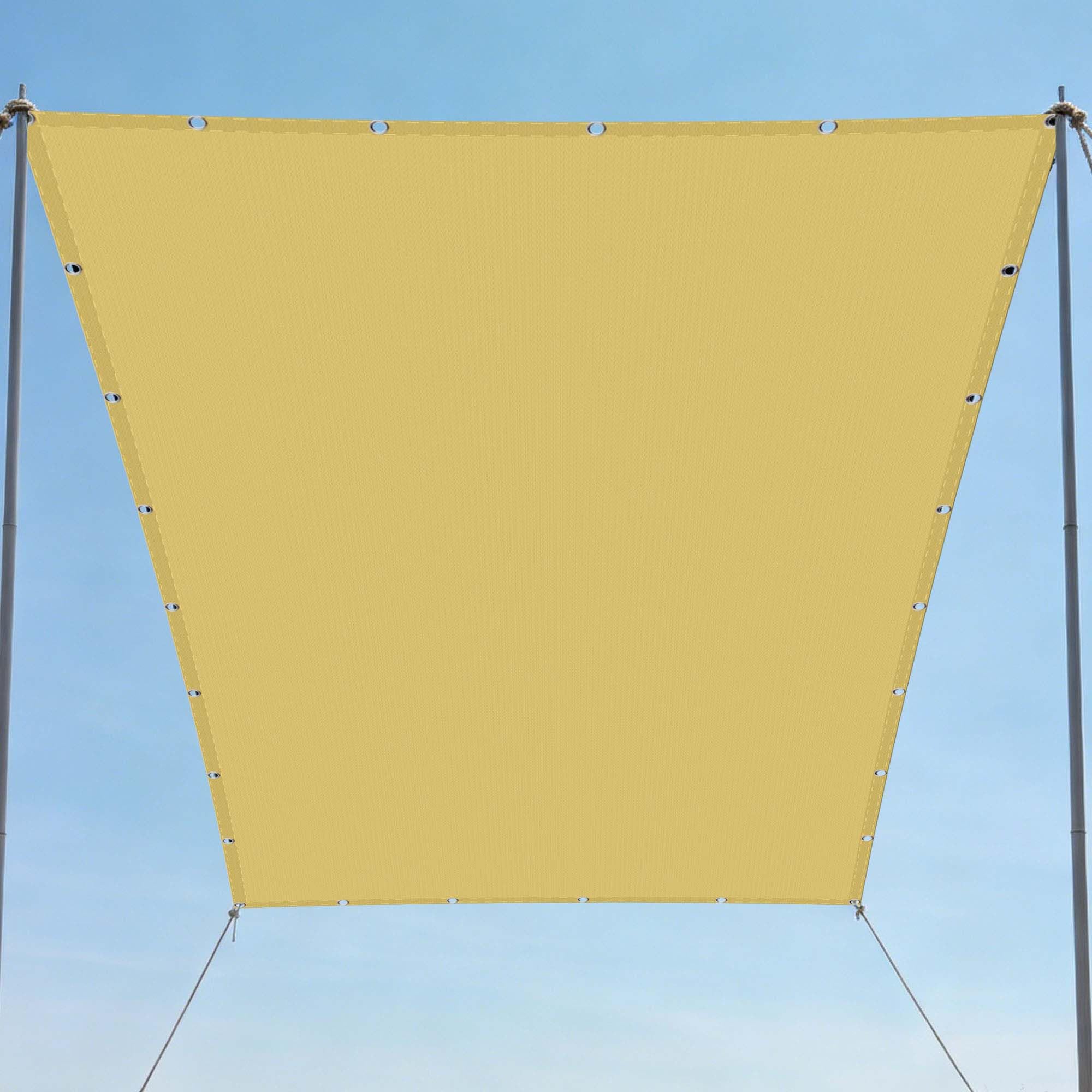 Voile d'ombrage extérieur 2 x 7 m pour créer un coin repas ombragé dans le jardin