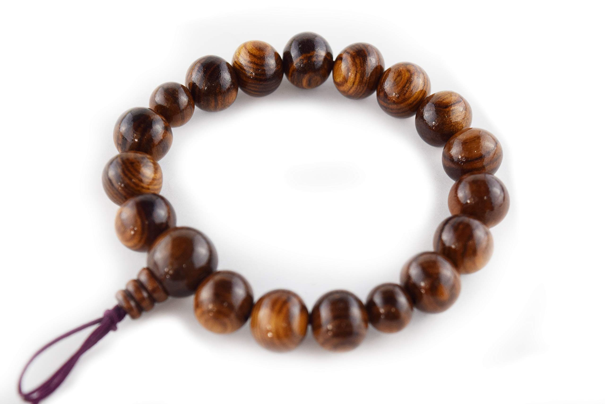 KYOTO ASAHIYA10mm Beads Japanese Sendan Wood Juzu Bracelet Rosary Prayer Mala Beads Meditation Chakra Bracelet
